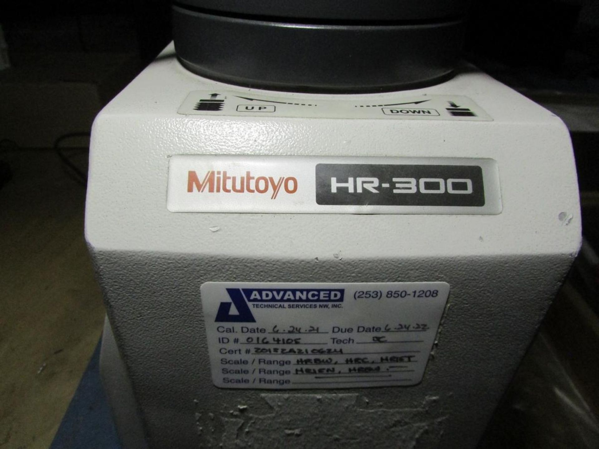 Mitutoyo HR-300 Benchtop Digital Rockwell Hardness Tester - Image 5 of 10