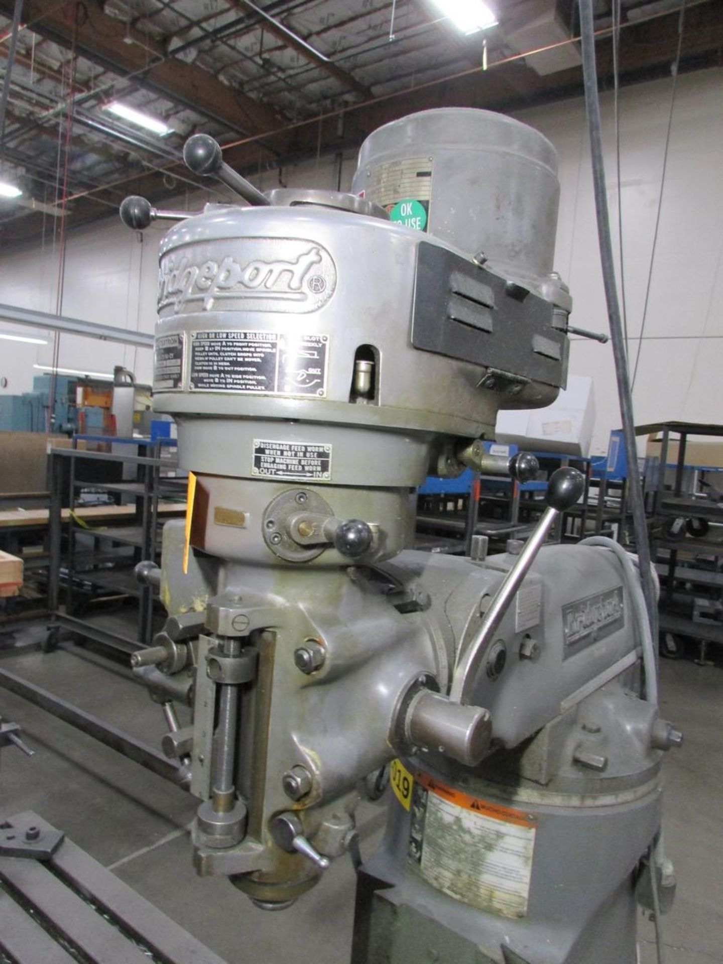 Bridgeport Vertical Milling Machine - Image 11 of 14