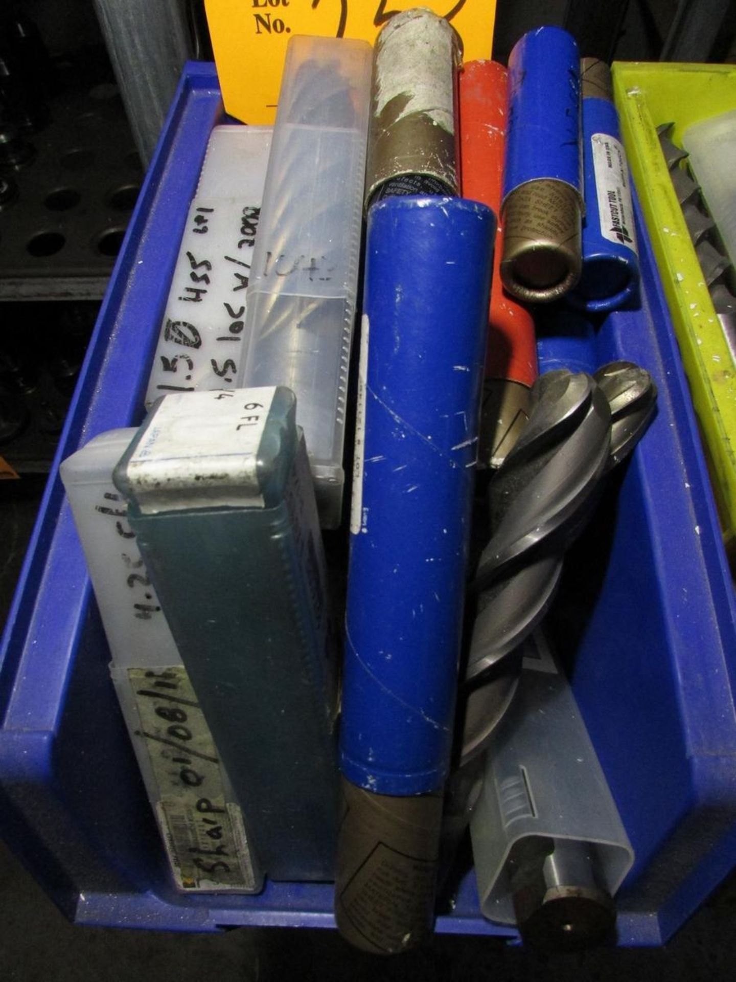 Lot of (2) Bins of Assorted End Mills - Image 2 of 3