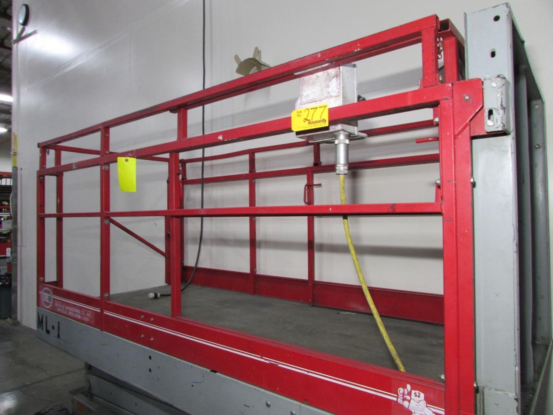 Mayville Engineering Co 2548HT 36V Electric Scissor Lift - Image 3 of 14