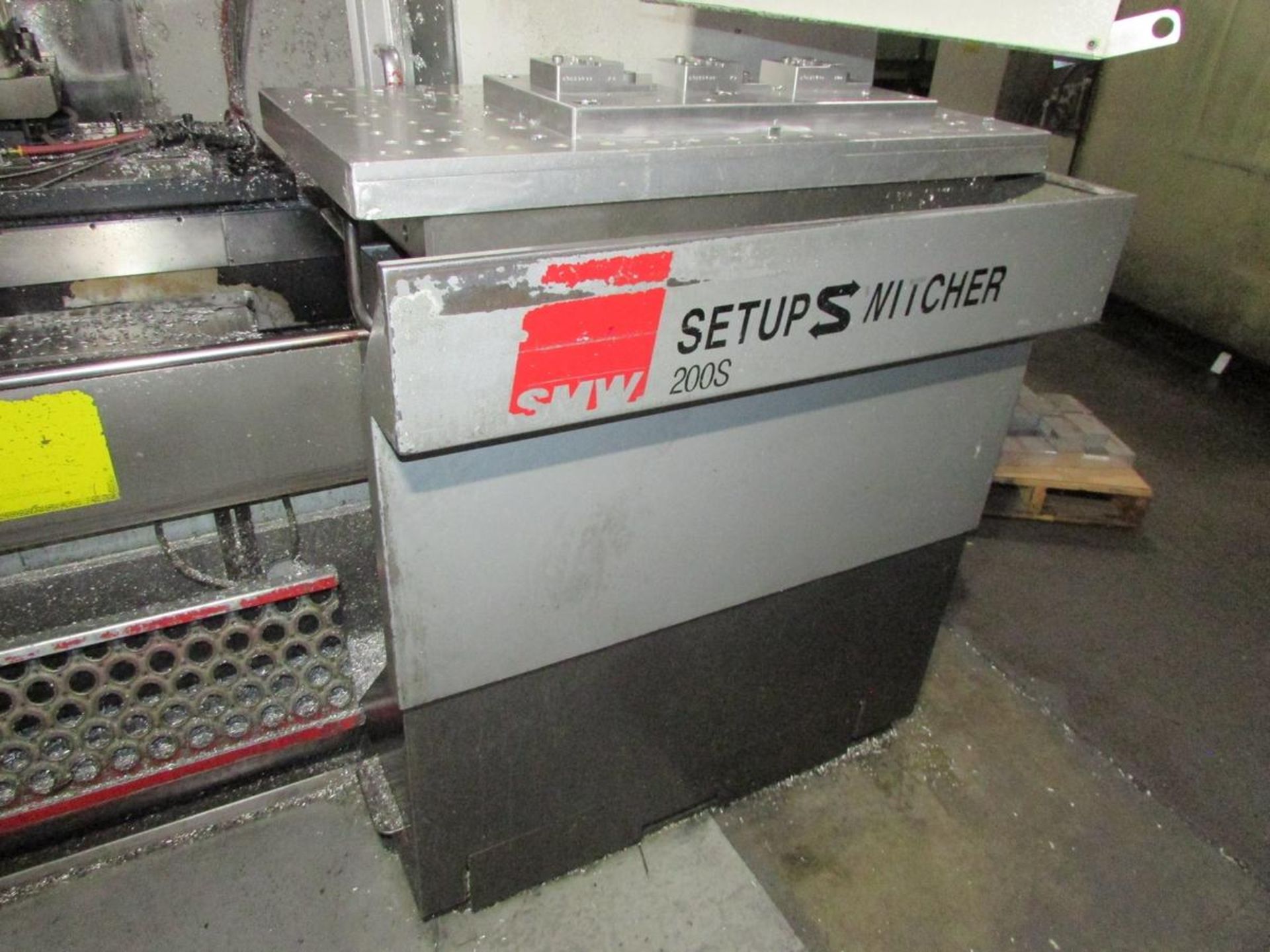 1996 Haas VF-3 3-Axis CNC Vertical Maching Center w/ SMW 200S Setup Switcher Pallet System - Image 9 of 23