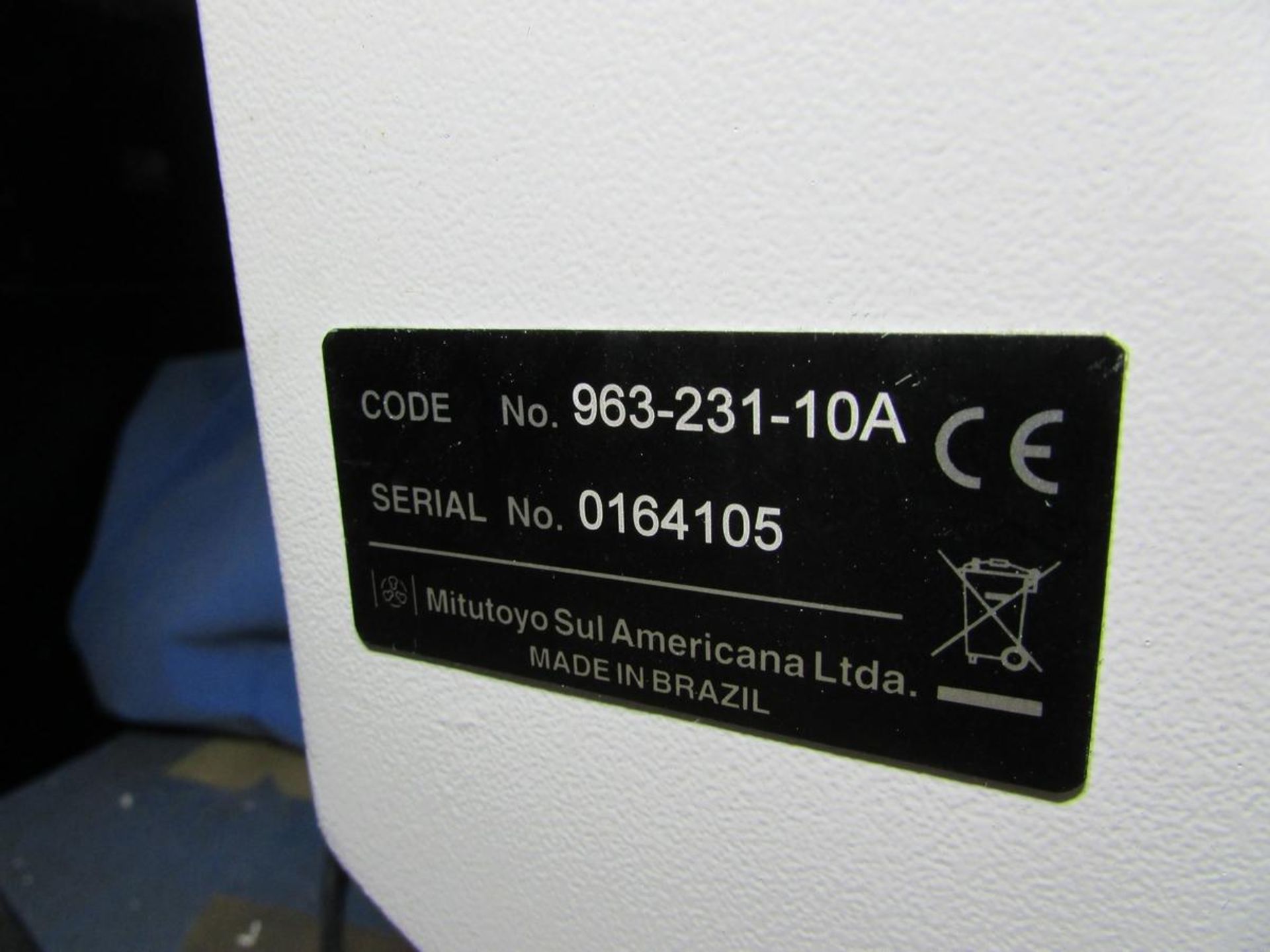 Mitutoyo HR-300 Benchtop Digital Rockwell Hardness Tester - Image 10 of 10