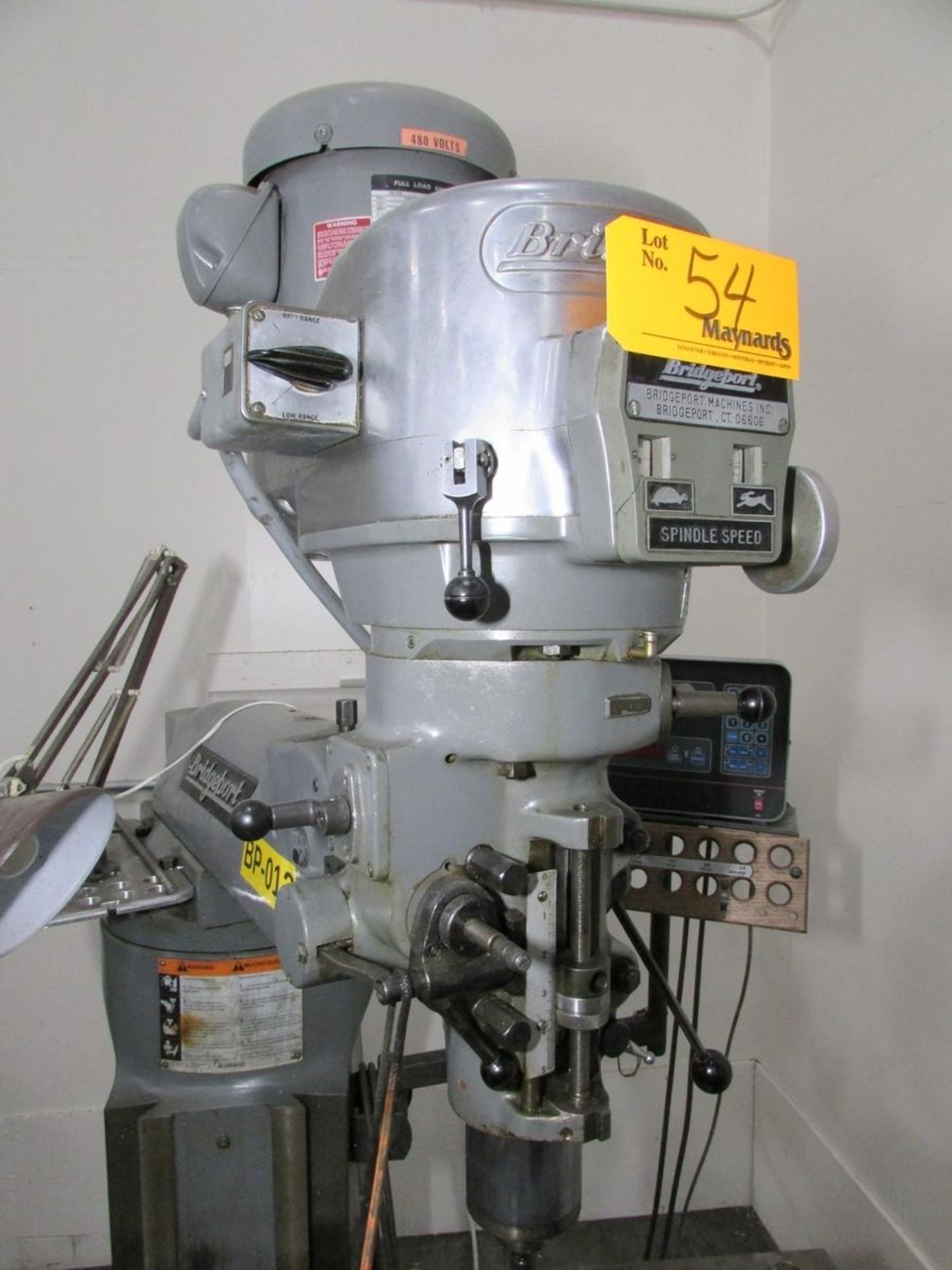 Bridgeport Vertical Milling Machine - Image 8 of 13