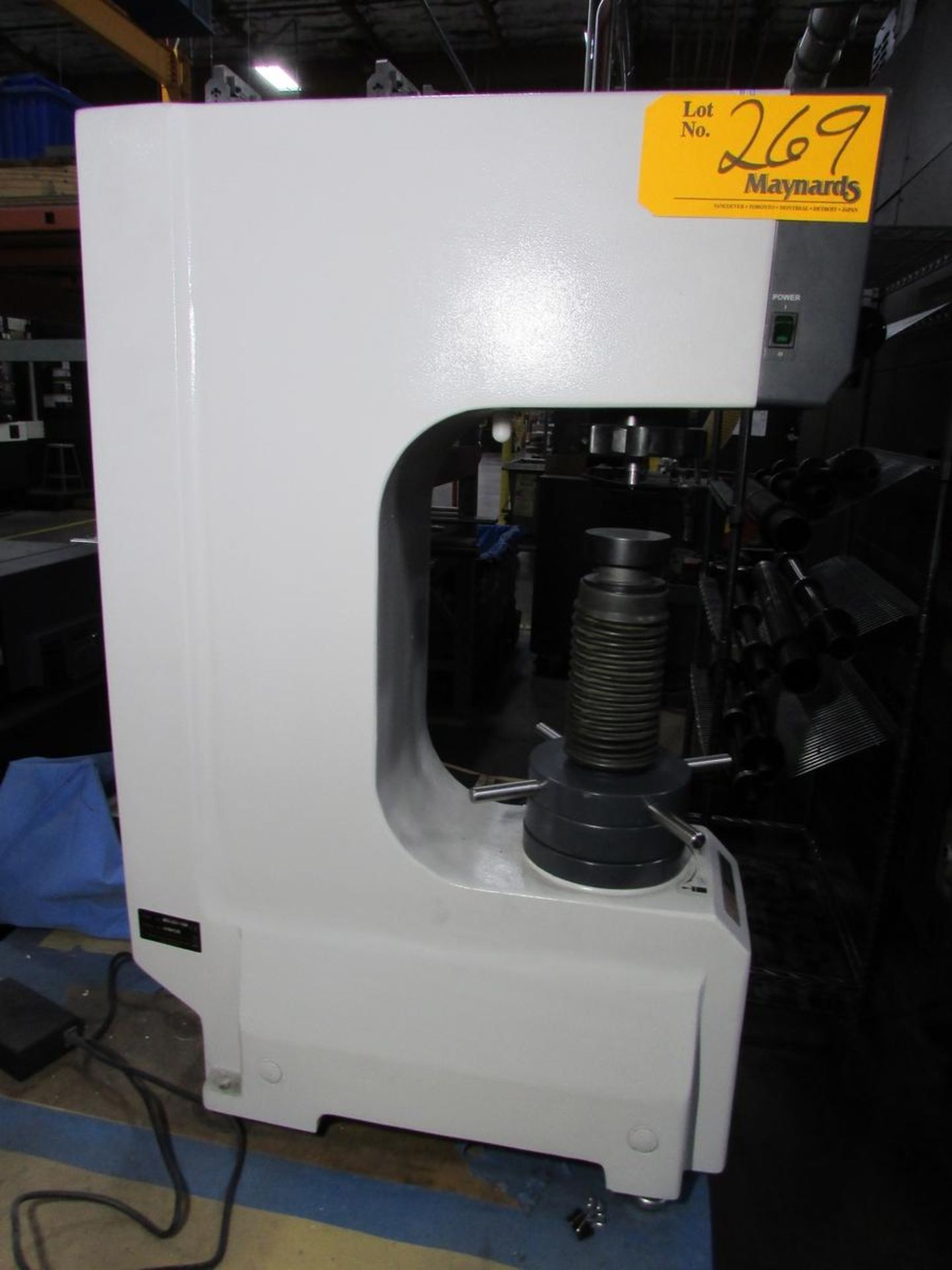 Mitutoyo HR-300 Benchtop Digital Rockwell Hardness Tester - Image 9 of 10