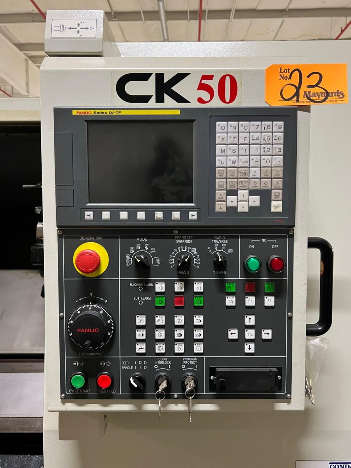 2018 Bochi CK-50 CNC Slant Bed Lathe - Image 9 of 13