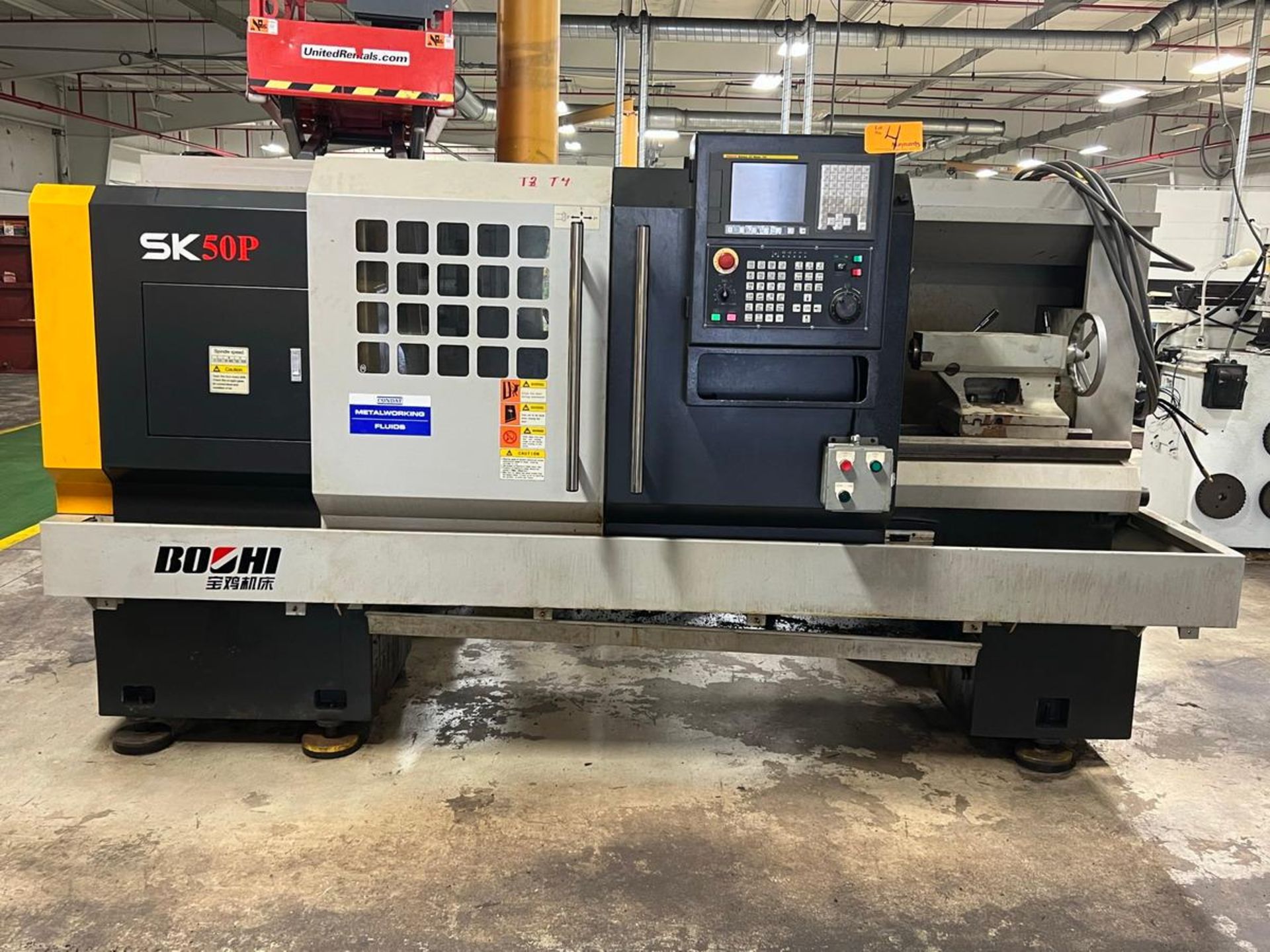 2013 Bochi SK50P CNC 2 Axis Flatbed CNC Lathe