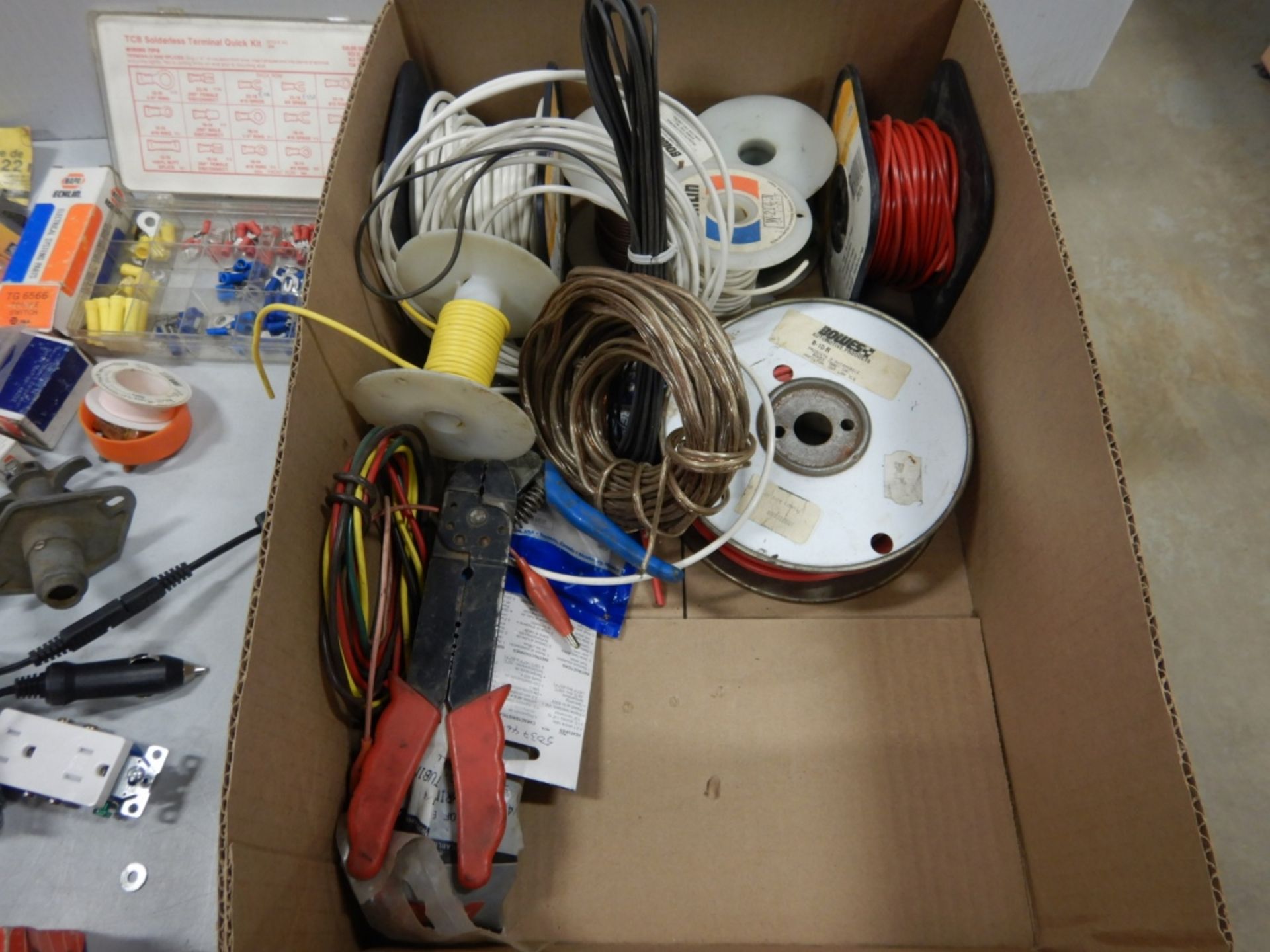 L/O ASSORTED AUTOMOTIVE SWITCHES, BREAKERS, SWITCH CONSOLE, ELEC. CONNECTORS, WIRING, ETC. - Image 5 of 5