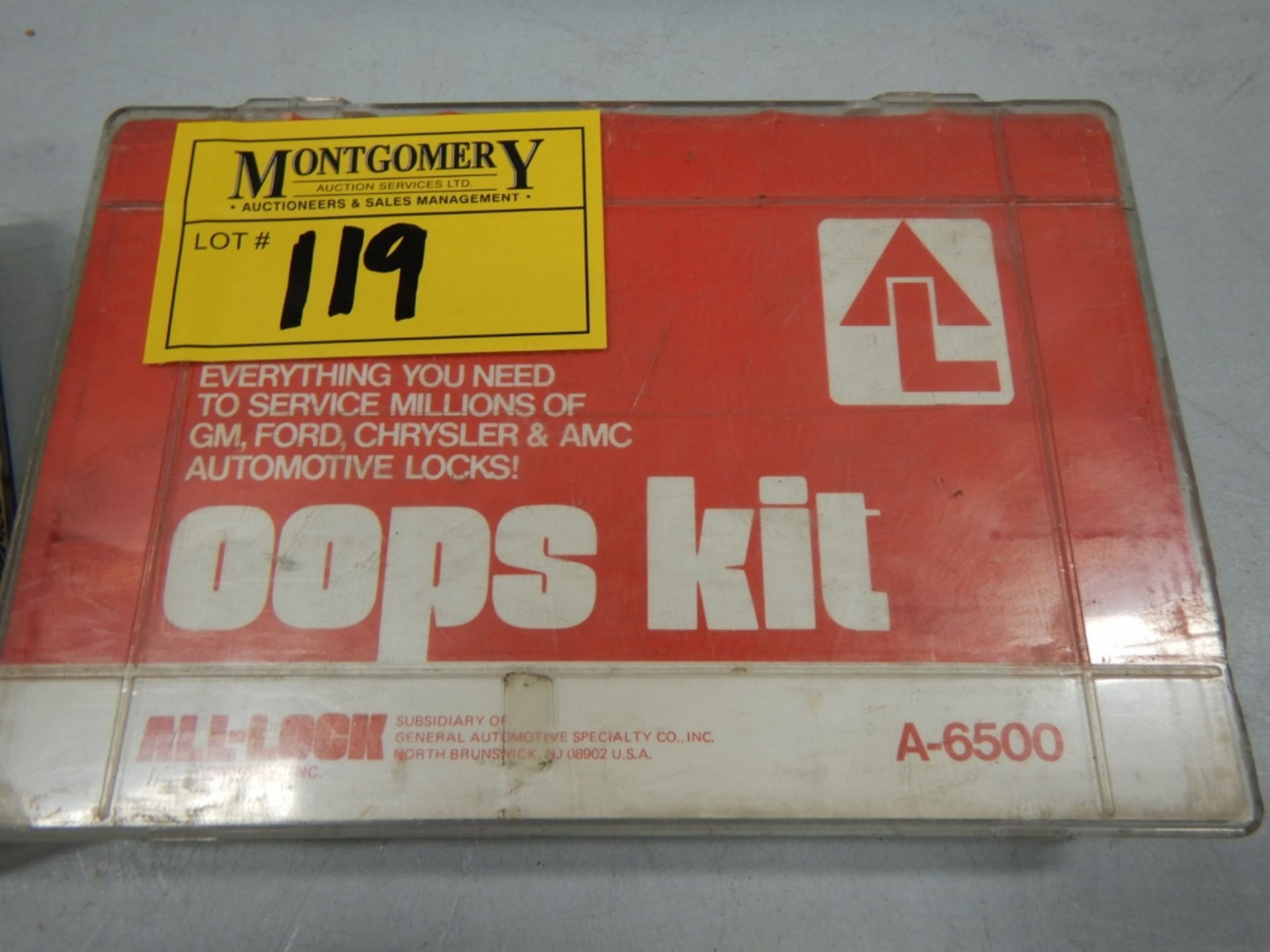 ALL-LOCK A-6500 OOPS KIT & ALL-LOCK CHRYSLER A6200 DOUBLE BITTED SERVICE KIT - Image 3 of 6