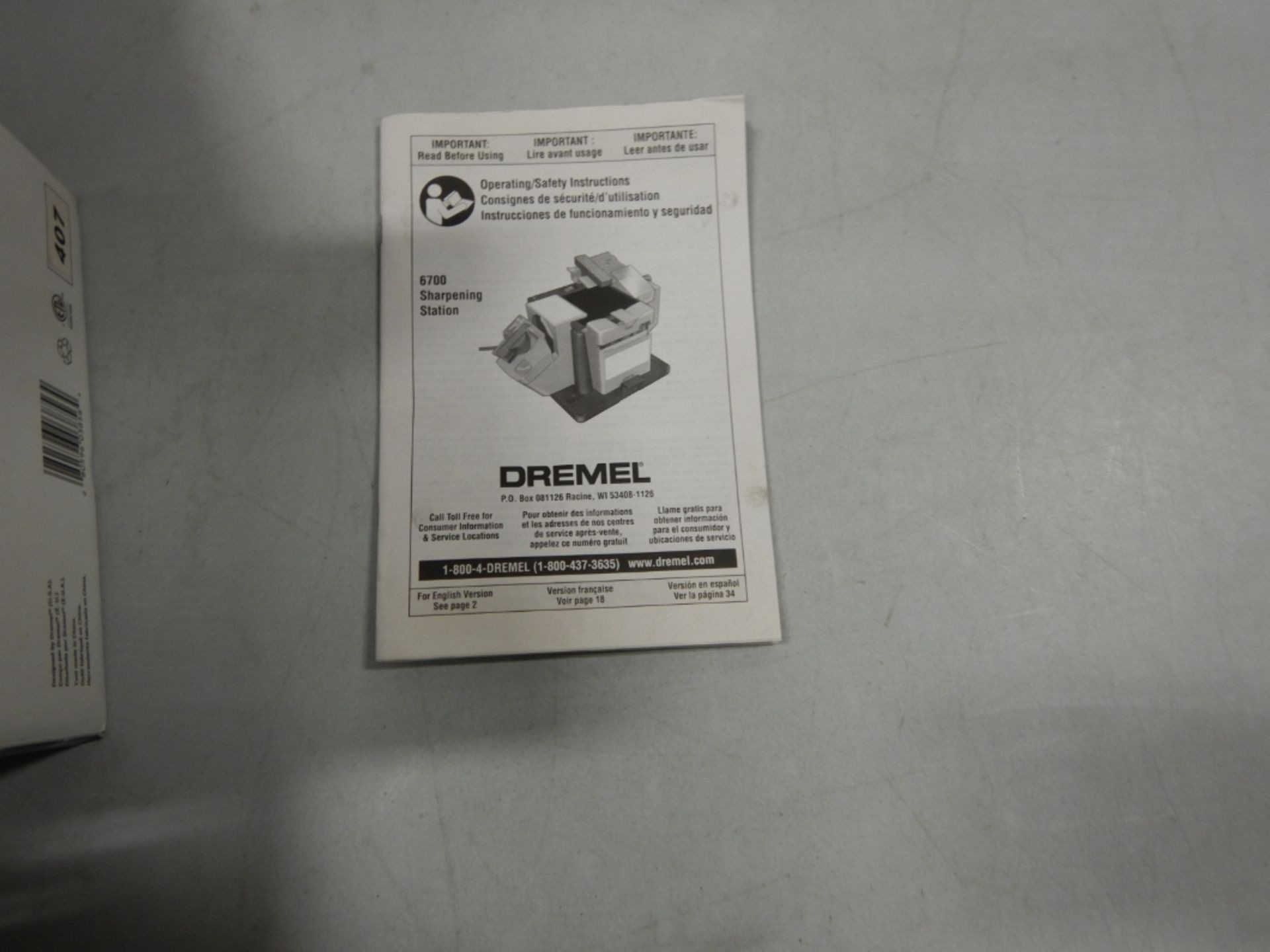 DREMEL 6700 SHARPENING STATION S/N 4004713 - Image 6 of 6