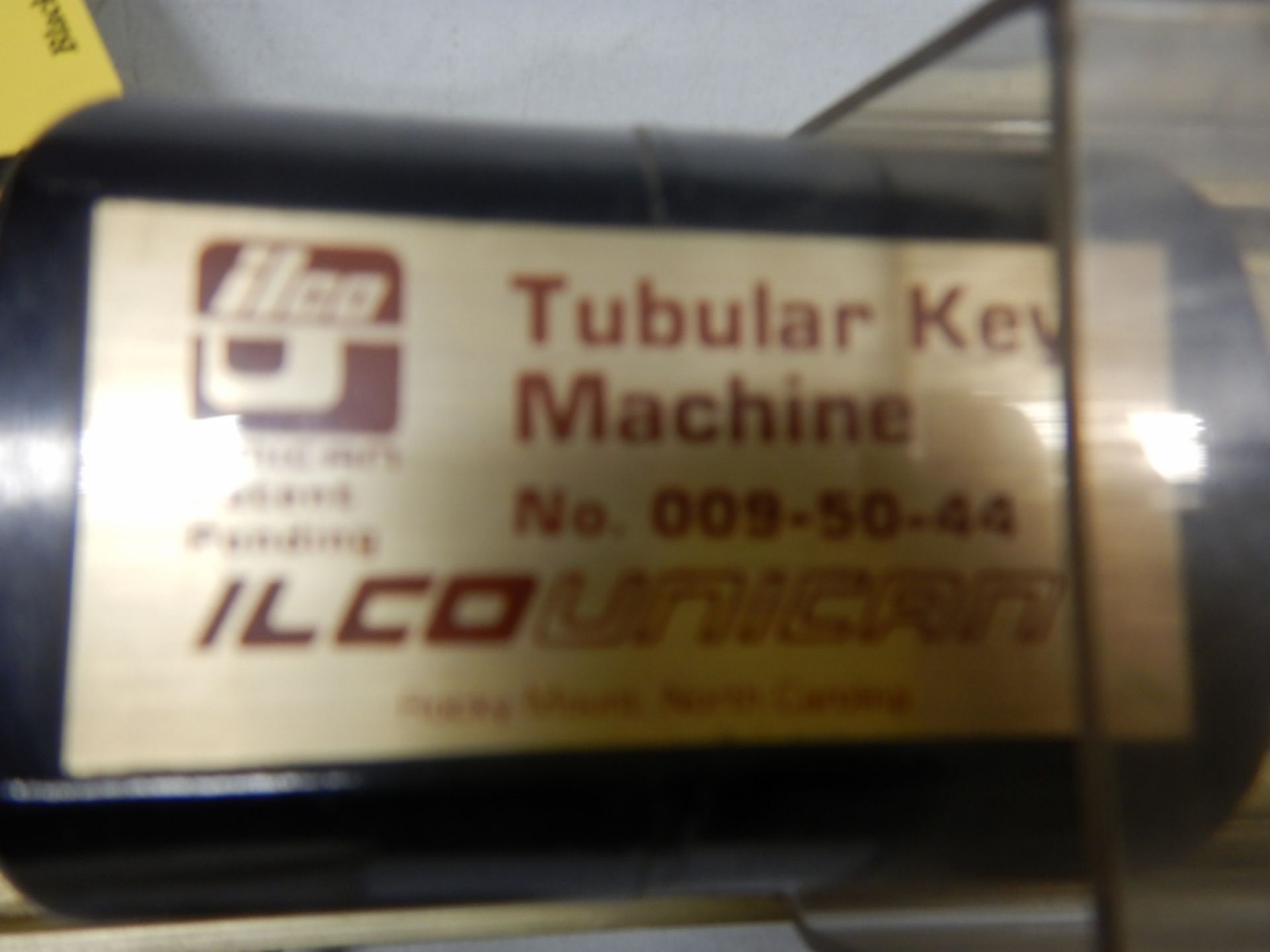 ILCO TUBULAR KEY MACHINE S/N F001376 MOD. 009-50-44 - Image 4 of 4