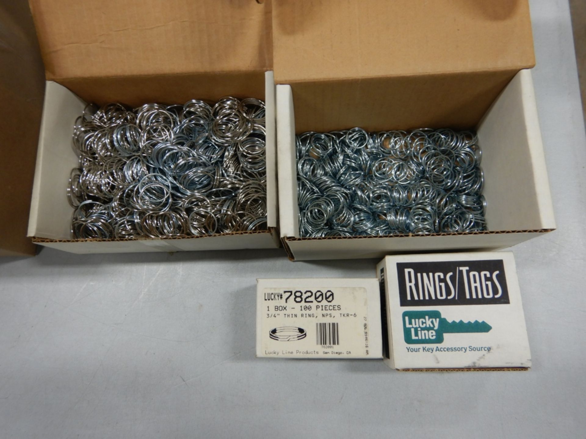 L/O ASSORTED DOOR HARDWARE, KEY BLANKS, STIKER PLATES, KEY RING LABELS, ETC. - Image 9 of 9