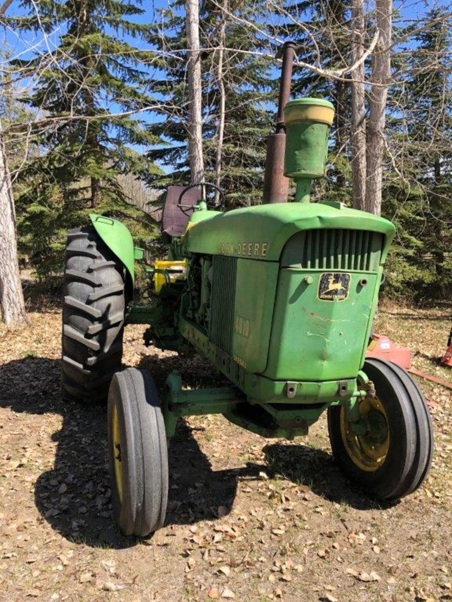 JOHN DEERE 4010 TRACTOR, DIESEL, 2WD, 18.4-34 R1 RUBBER (GOOD CONDITION), 540 PTO, S/N 401022T3600 - Image 5 of 14
