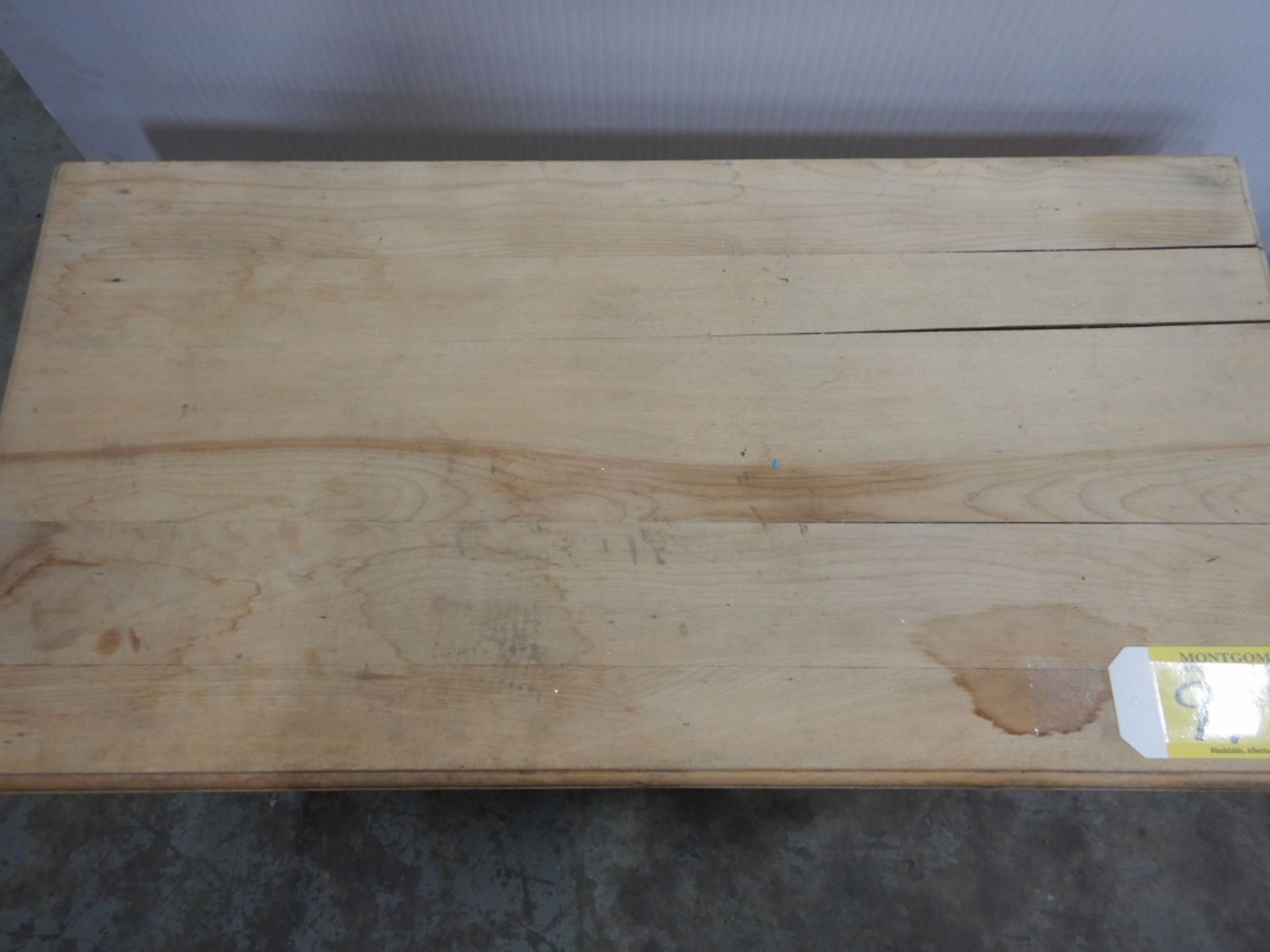 18" X 36" MILLWORK TWO DRAWER TABLE - Image 6 of 6