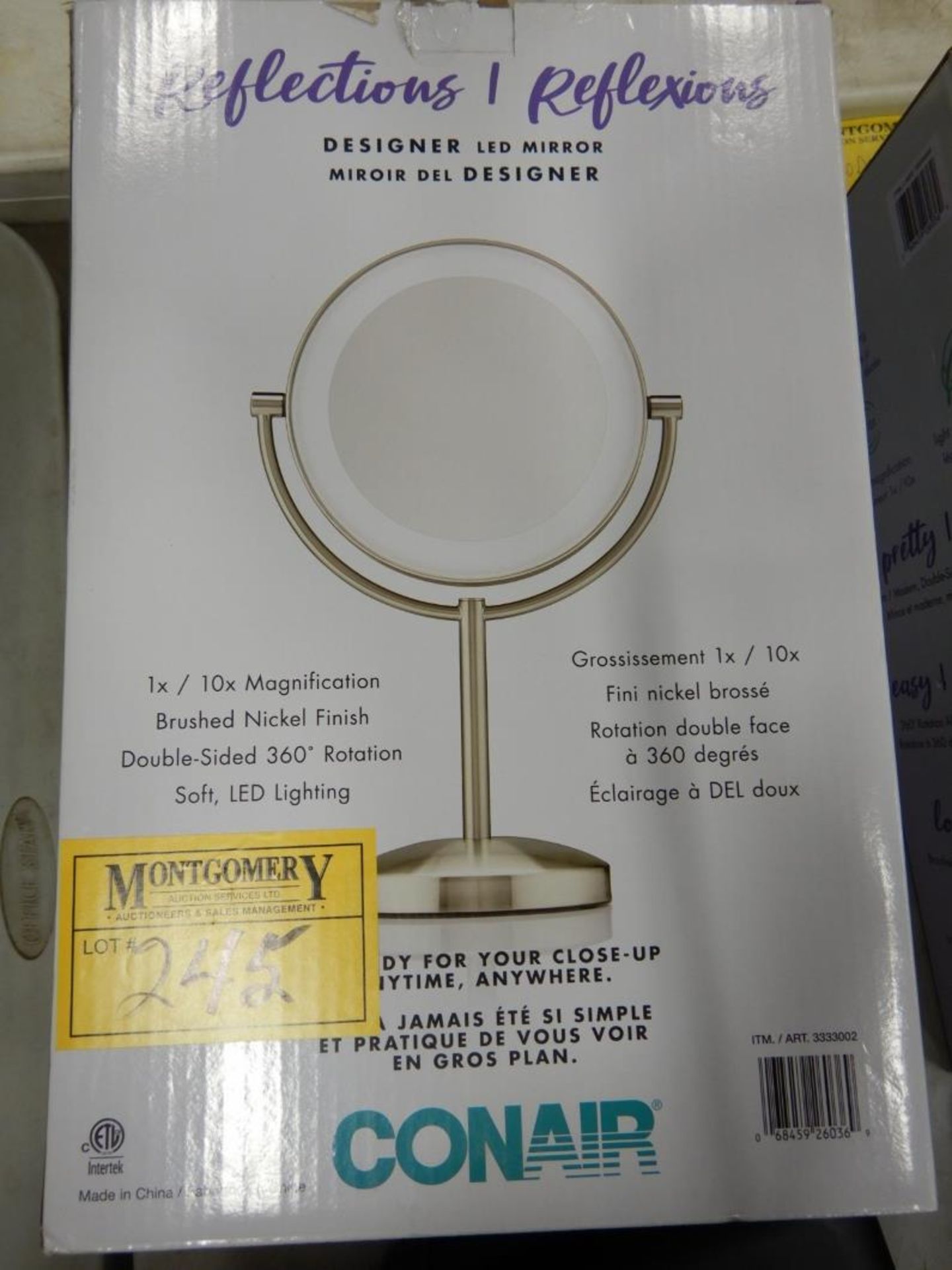 CONAIR REFLECTIONS DESIGNOR LET MIRROR