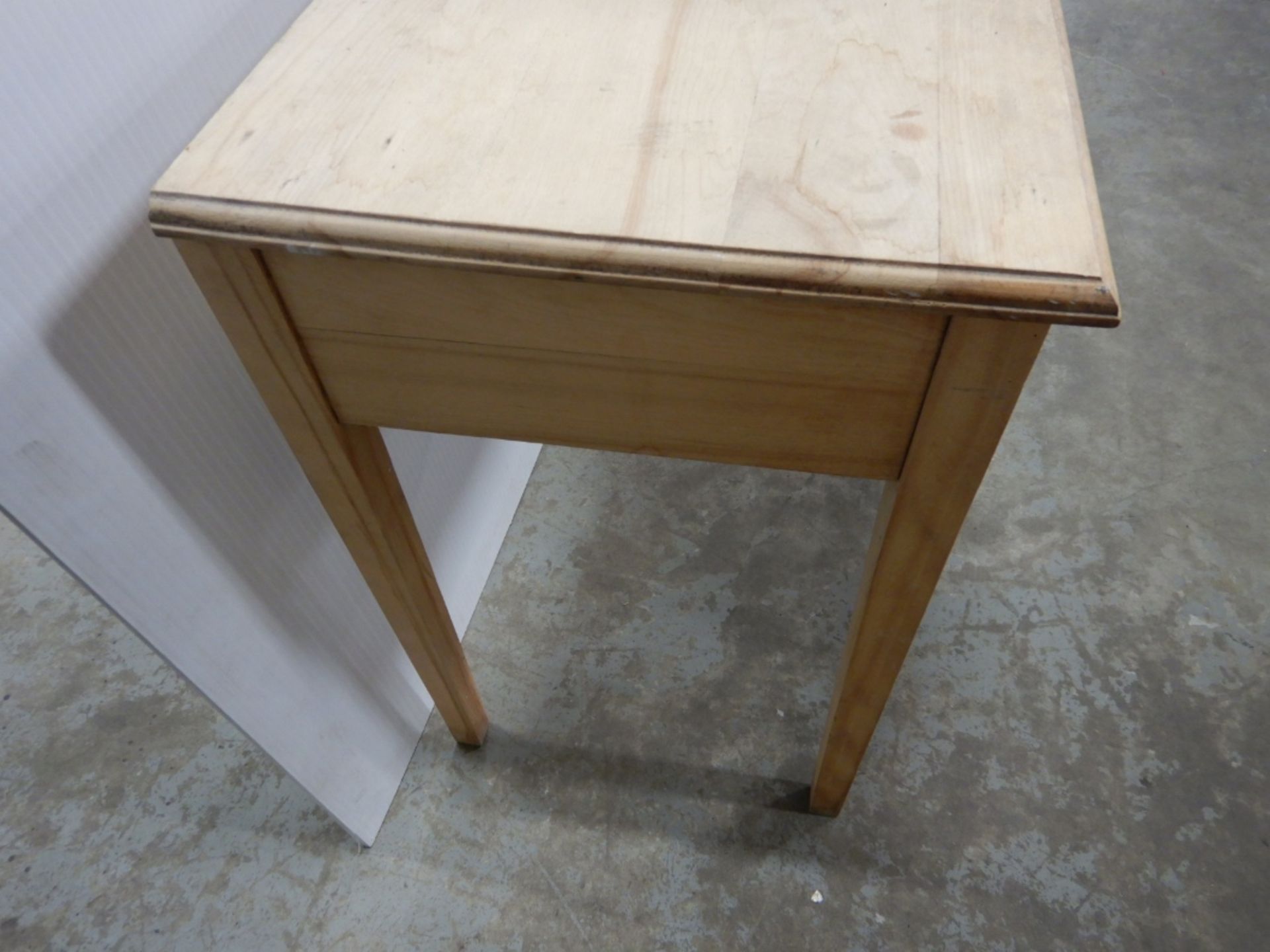 18" X 36" MILLWORK TWO DRAWER TABLE - Image 5 of 6