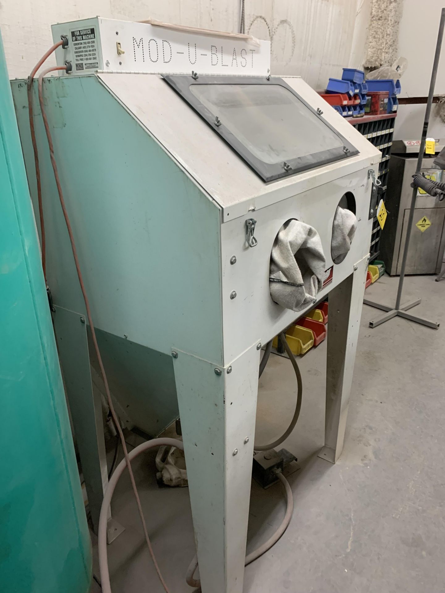 MOD-U-BLAST SANDBLASTING CABINET, MOD. E3624DC - Image 3 of 7