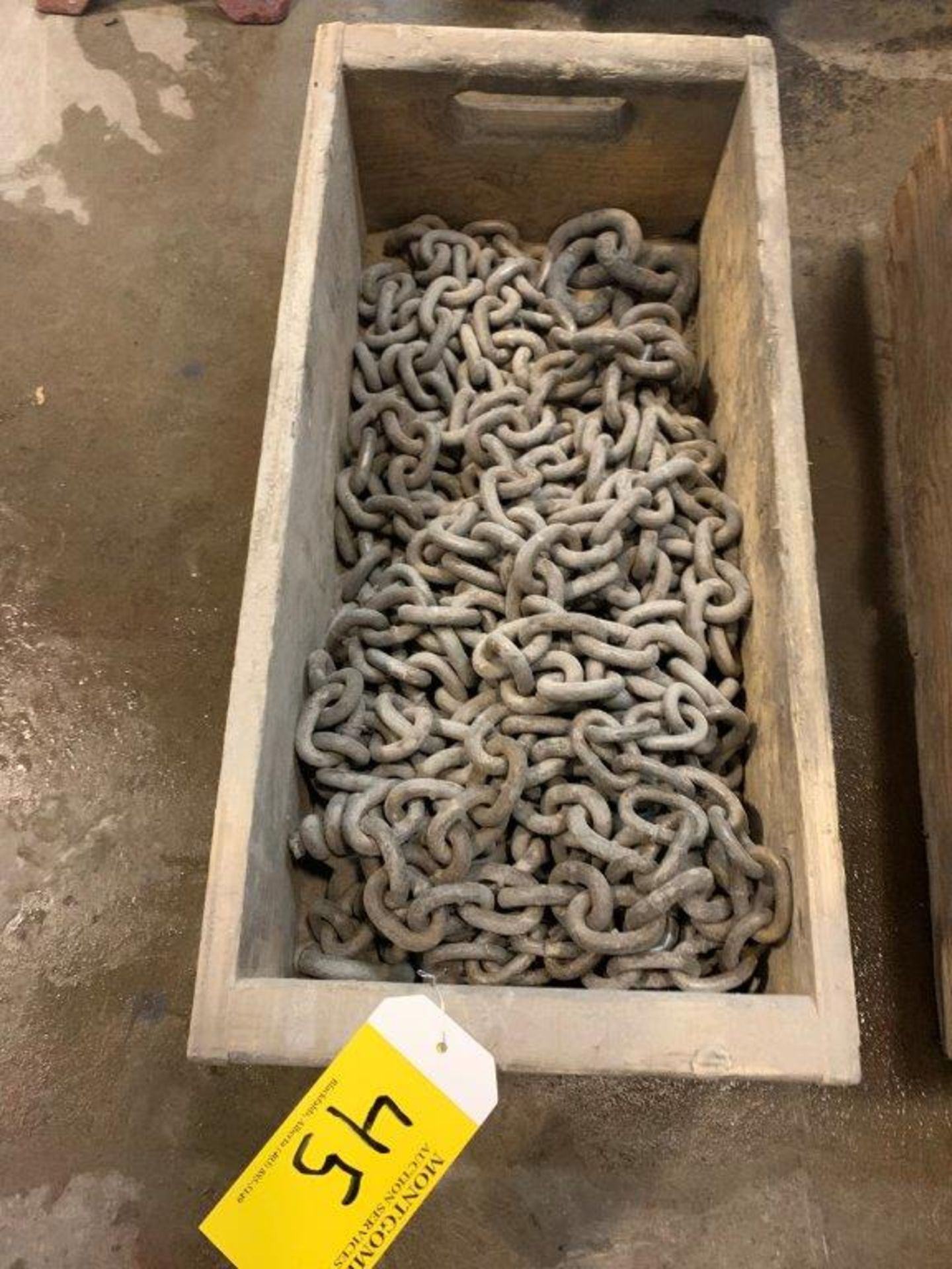 CRATE OF ASSORTED CHAIN