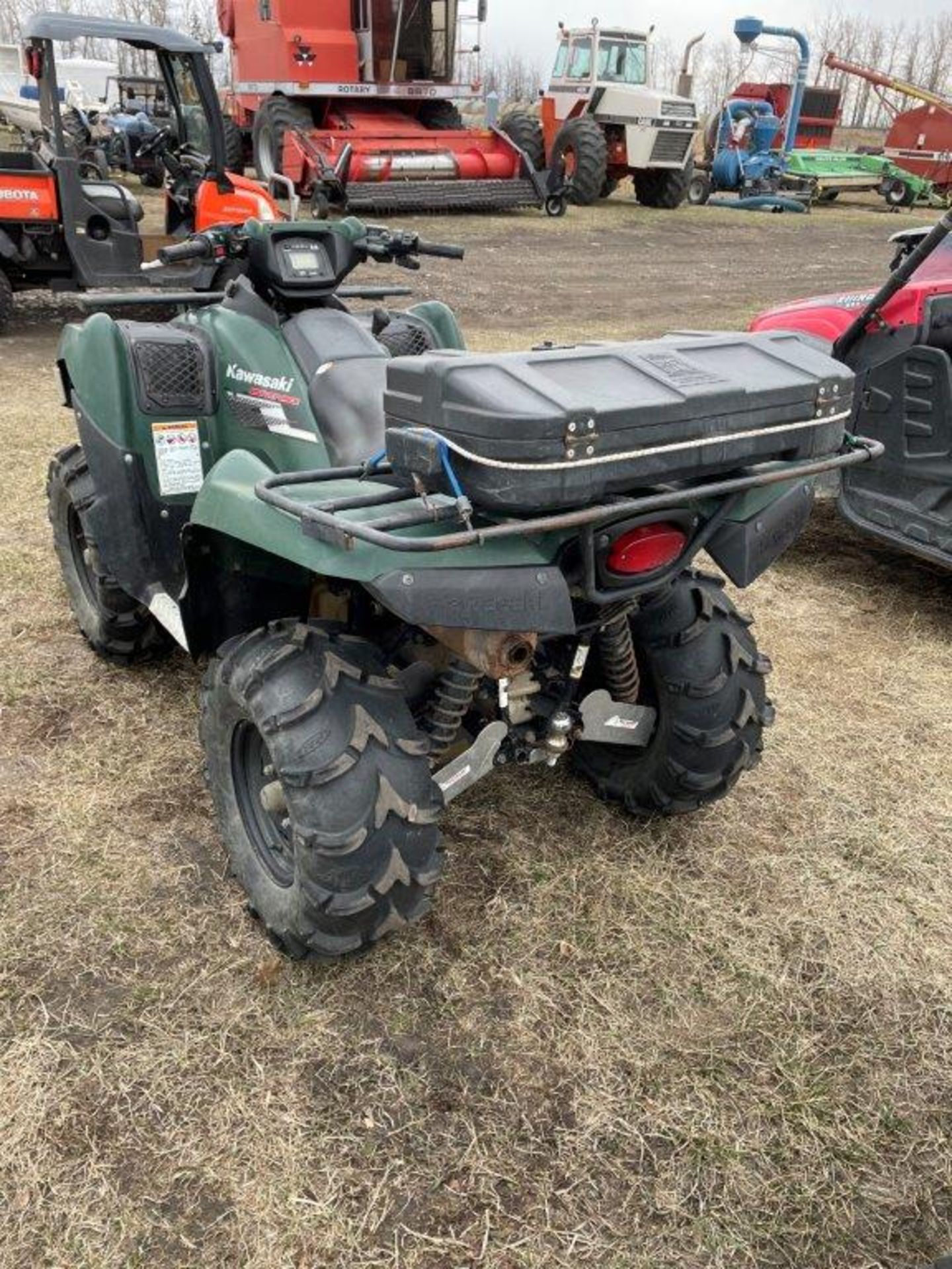 2007 KAWASAKI BRUTE FORCE 750 ATV 4X4 AUTO, RECENT CARB CLEAN, NEW BATTERY, 1762 KM'S SHOWING - Image 8 of 19