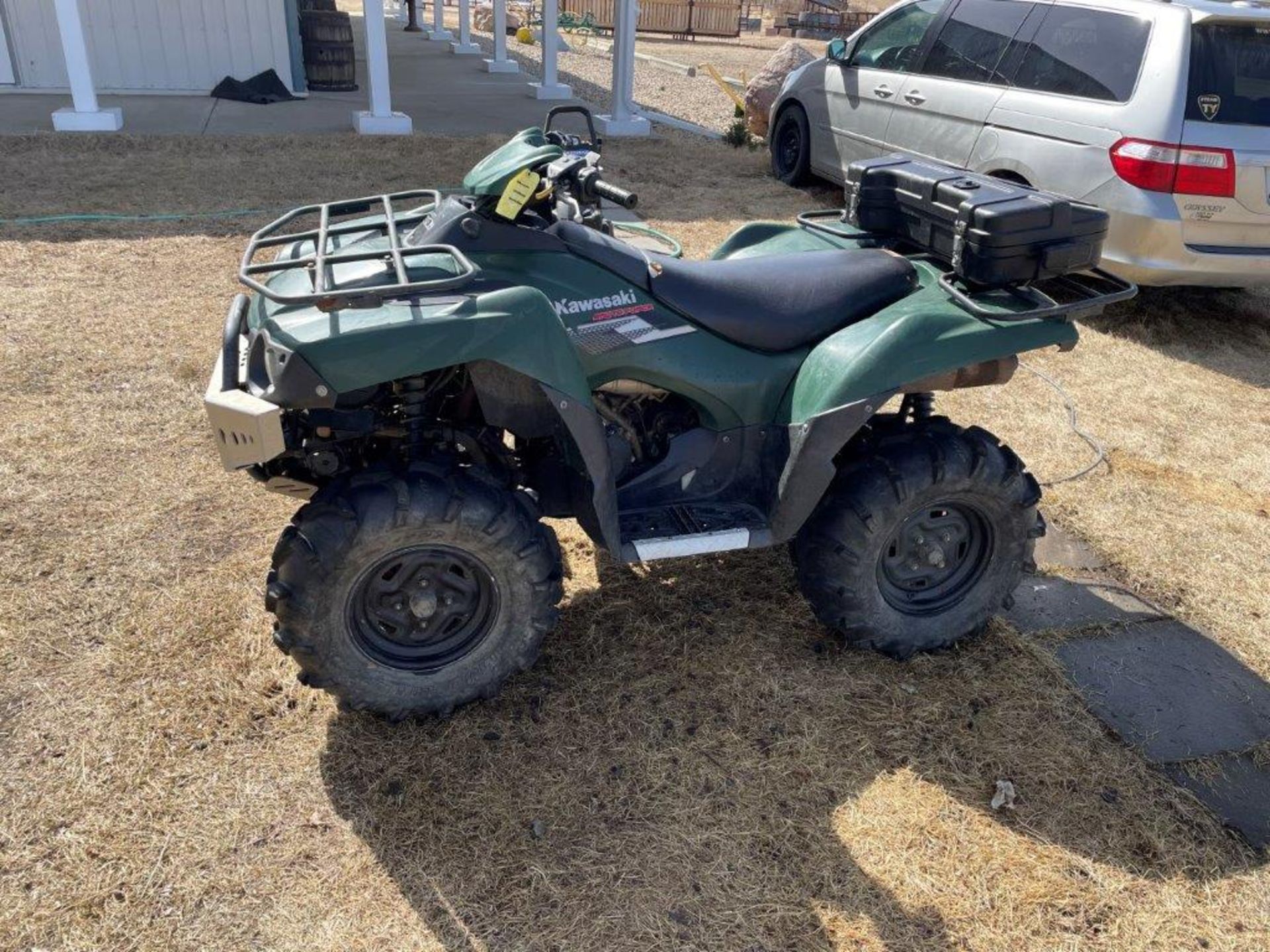 2007 KAWASAKI BRUTE FORCE 750 ATV 4X4 AUTO, RECENT CARB CLEAN, NEW BATTERY, 1762 KM'S SHOWING - Image 3 of 19