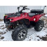 2009 YAMAHA GRIZZLY ATV 700, W/ PWR STEERING, ITP TIRES & RIMS, HAND WARMERS, QUAD BOX, 3500LB WINCH