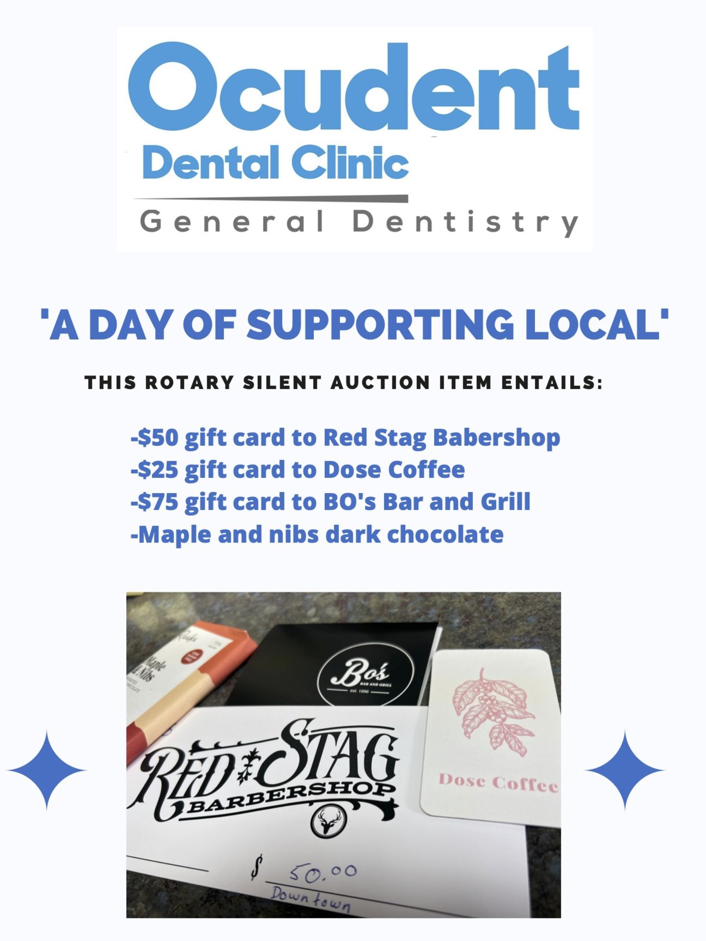$155 worth of Gift Cards & Chocolate: A day of supporting local! - Image 2 of 2