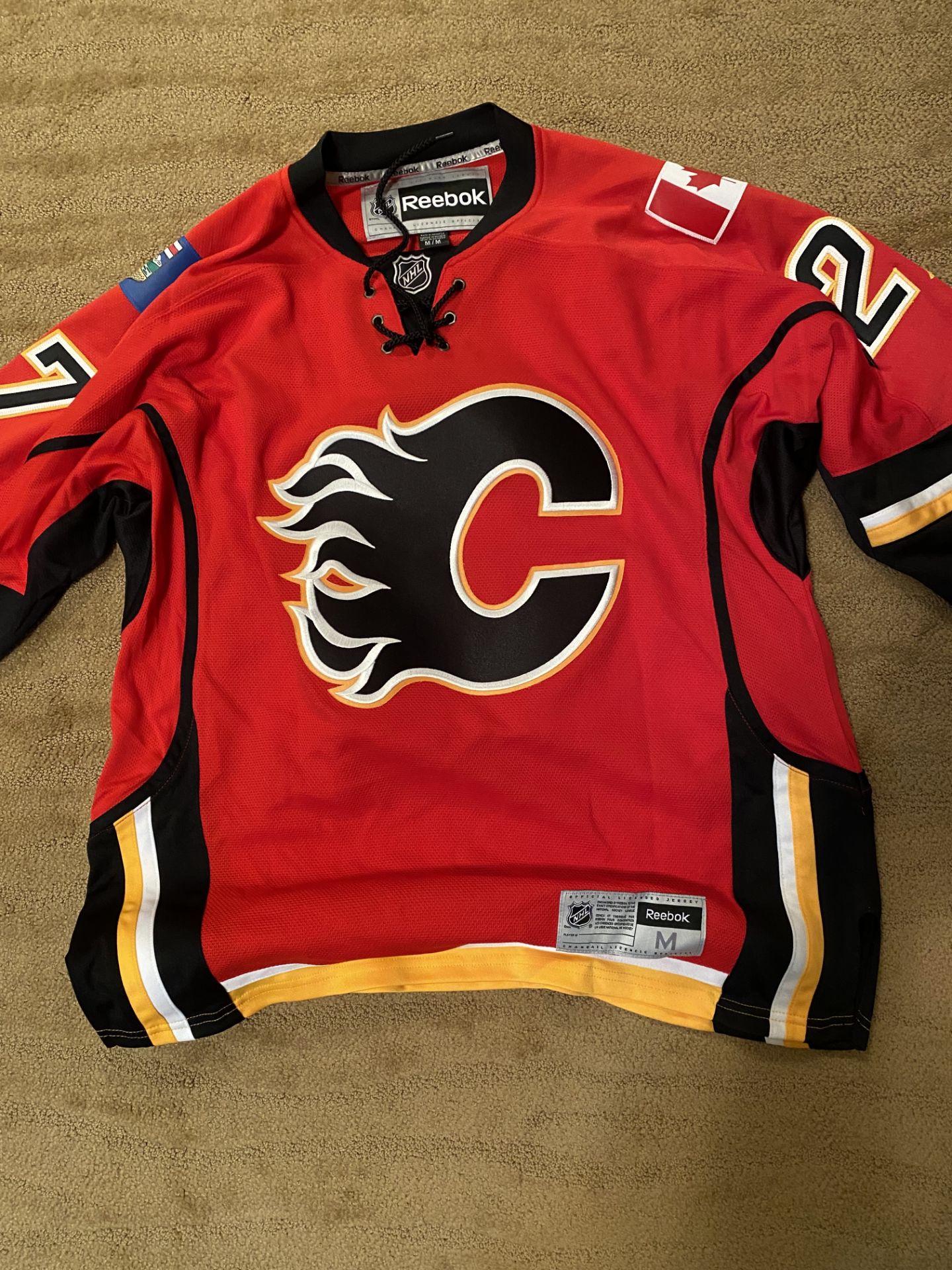 Calgary Flames #27 Jersey - Image 2 of 5