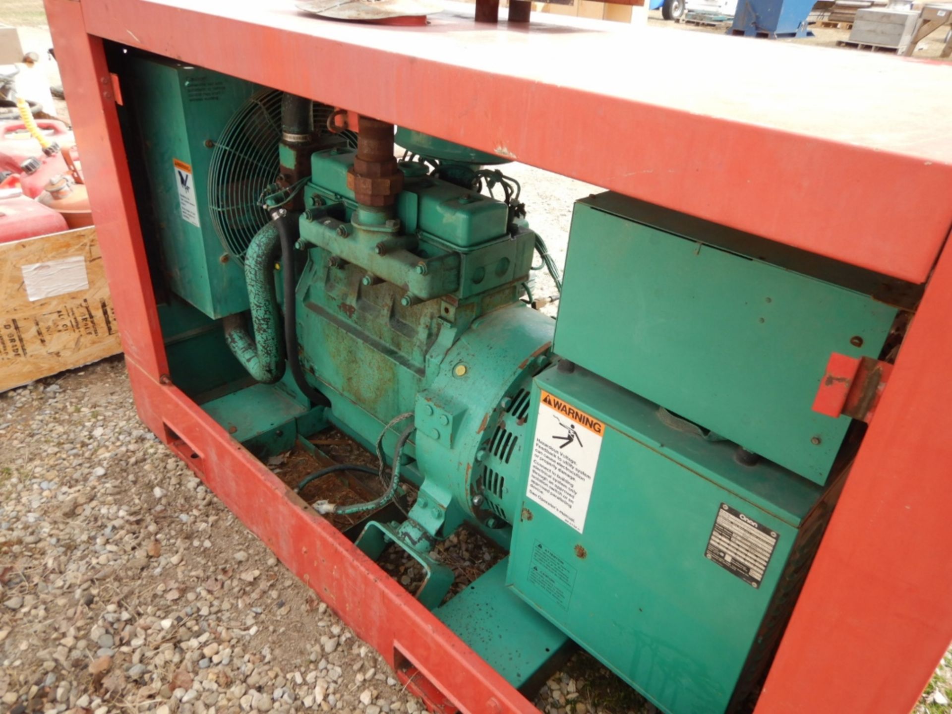 ONAN 20KW STANDBY SKIDDED GENERATOR (NOT RUNNING) MOD. 20.0DL4-15R/29015D, ONAN L423 ENGINE - Image 5 of 5