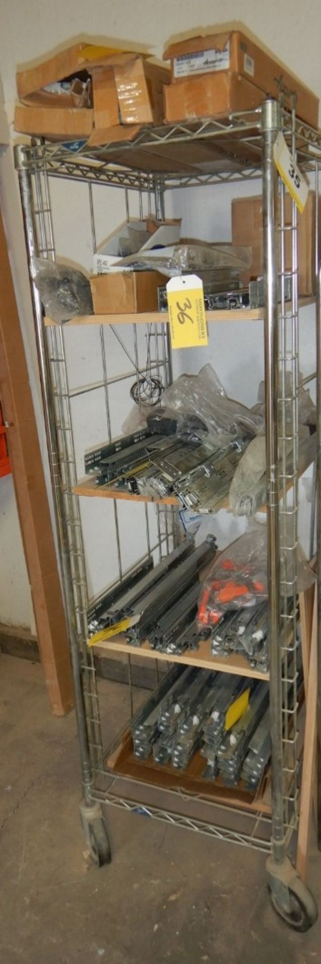 ROLLING METRO WIRE SHELF (DOES NOT INCLUDE CONTENTS)