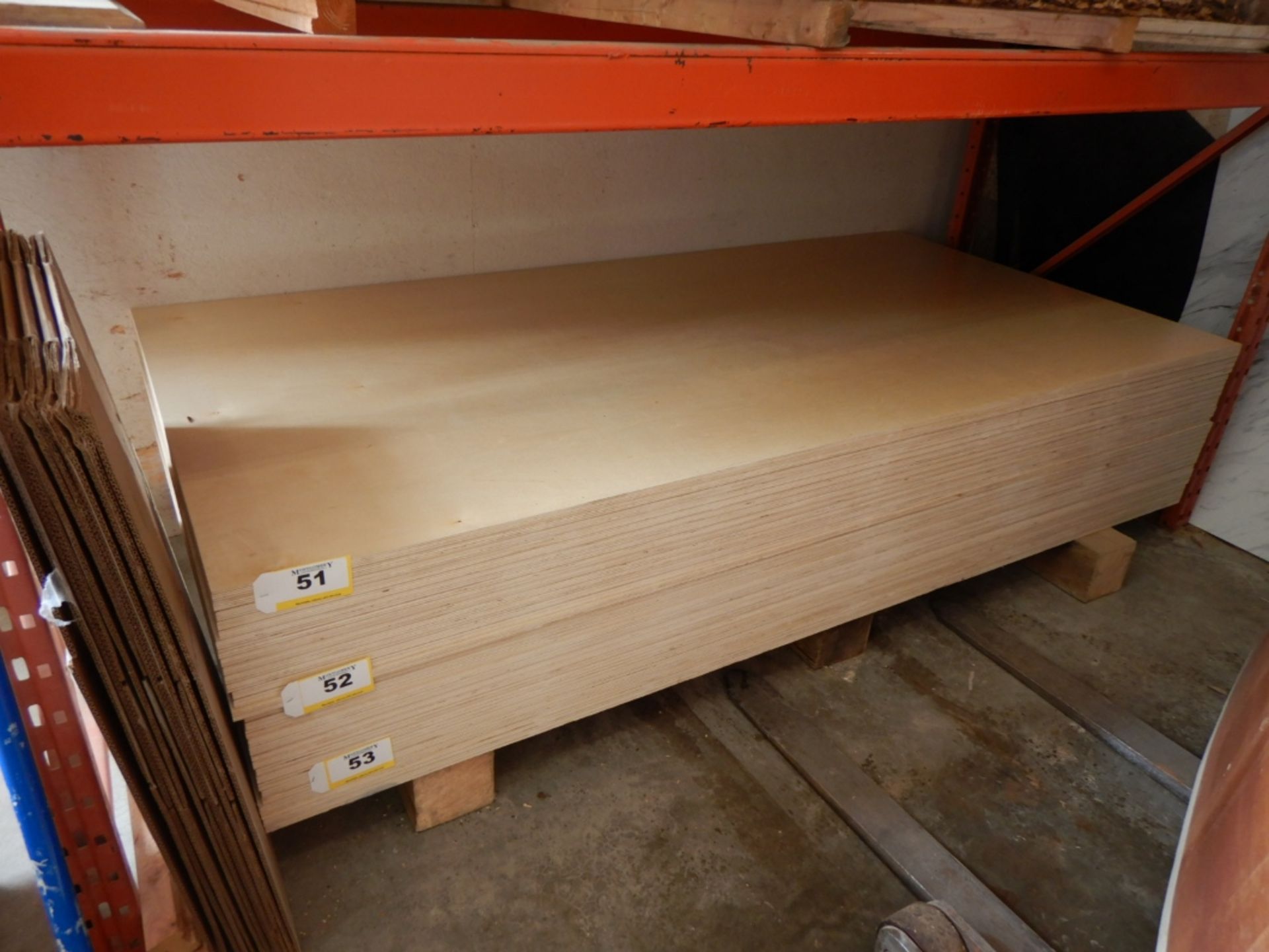 10-SHEETS OF PREFINISHED 5/8" BIRCH PLYWOOD