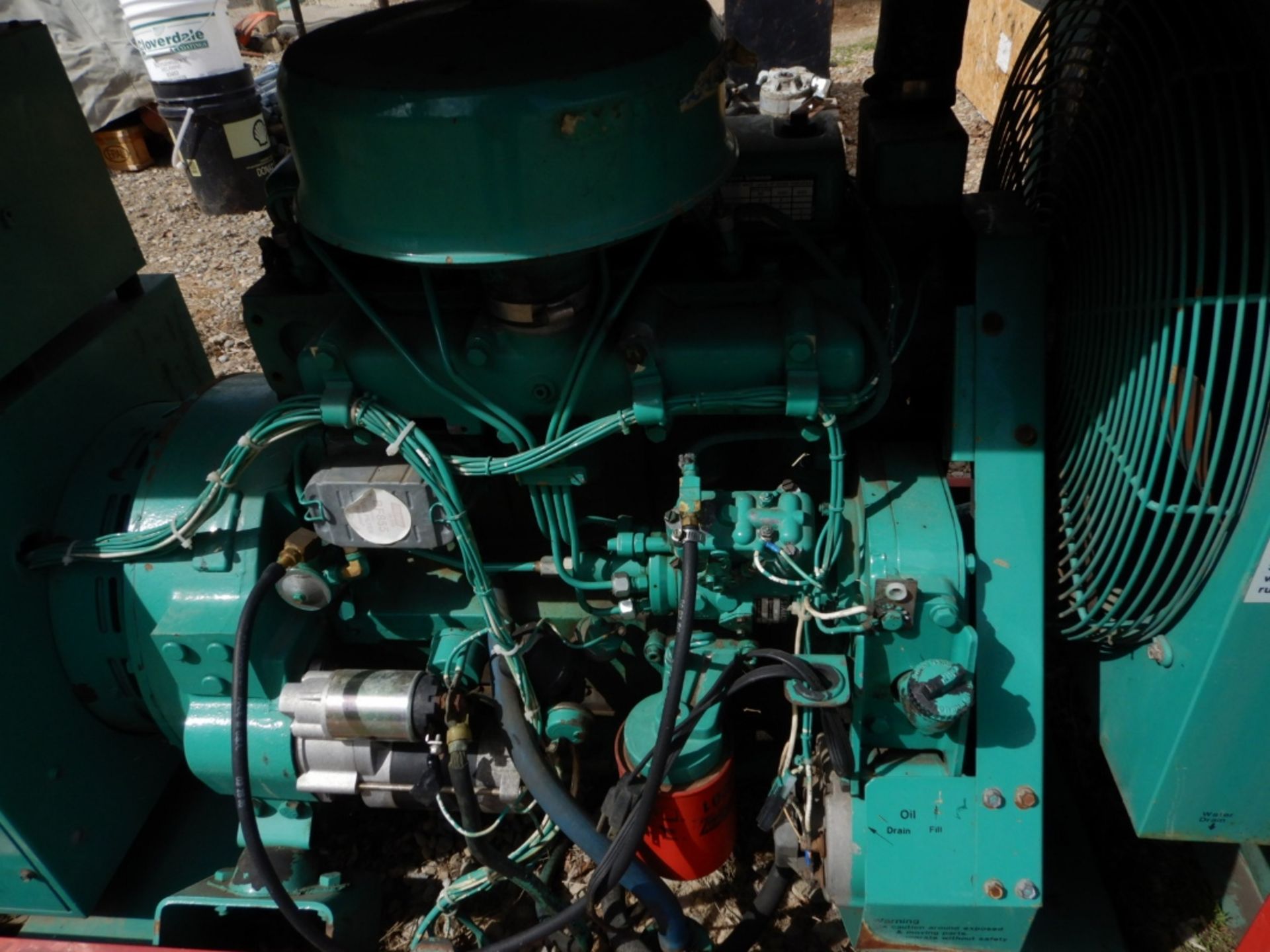 ONAN 20KW STANDBY SKIDDED GENERATOR (NOT RUNNING) MOD. 20.0DL4-15R/29015D, ONAN L423 ENGINE - Image 2 of 5