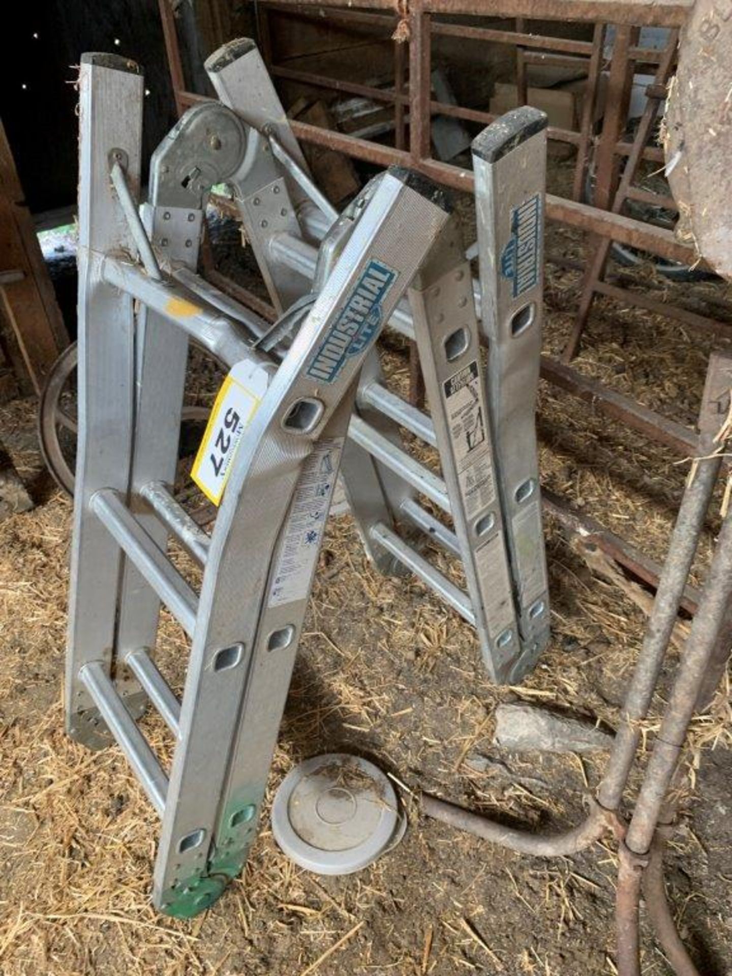 INDUSTRIAL LITE COMBINATION LADDER (HAS SOME DAMAGE) - Image 2 of 2