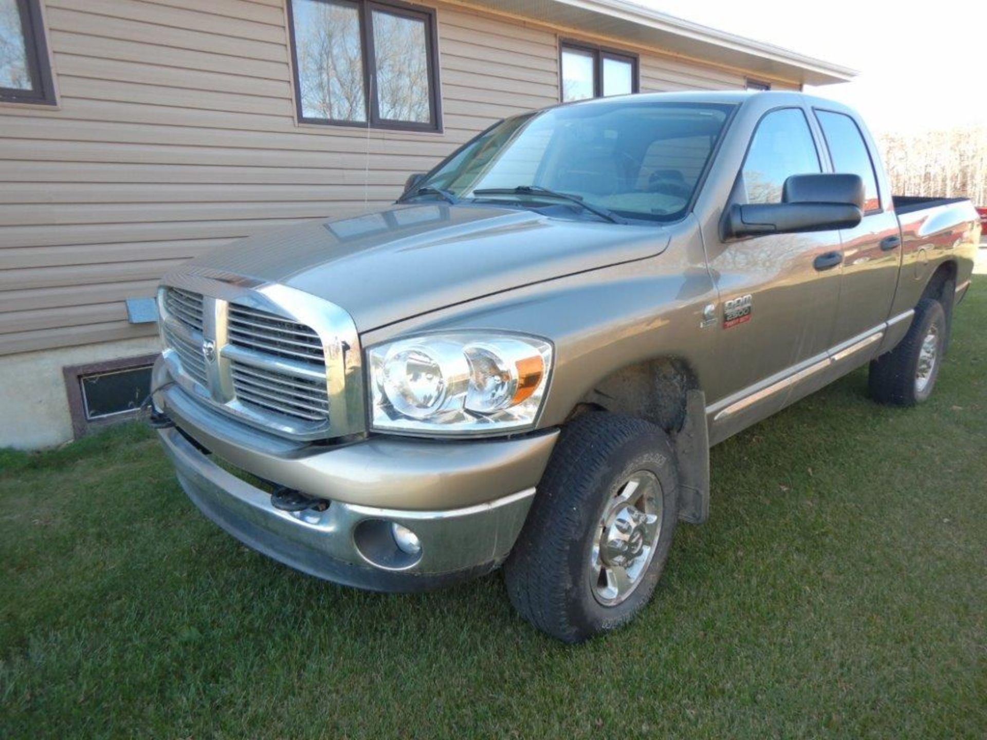 2009 DODGE RAM 2500 SLT 4X4 HD PU TRUCK CUMMINS TURBO, AT, CREW CAB, SHORT BOX, G/NECK BALL - Image 3 of 12