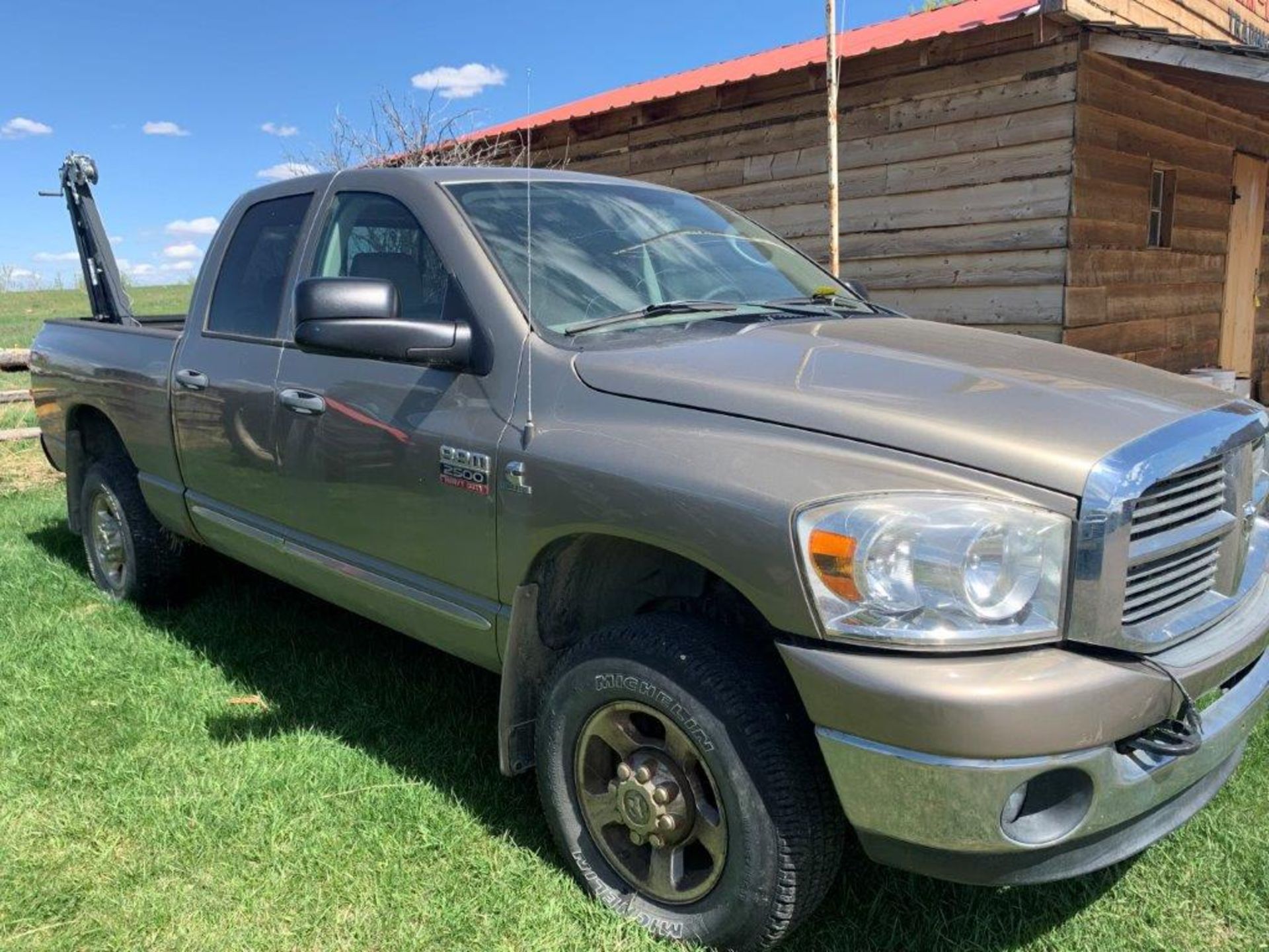 2009 DODGE RAM 2500 SLT 4X4 HD PU TRUCK CUMMINS TURBO, AT, CREW CAB, SHORT BOX, G/NECK BALL