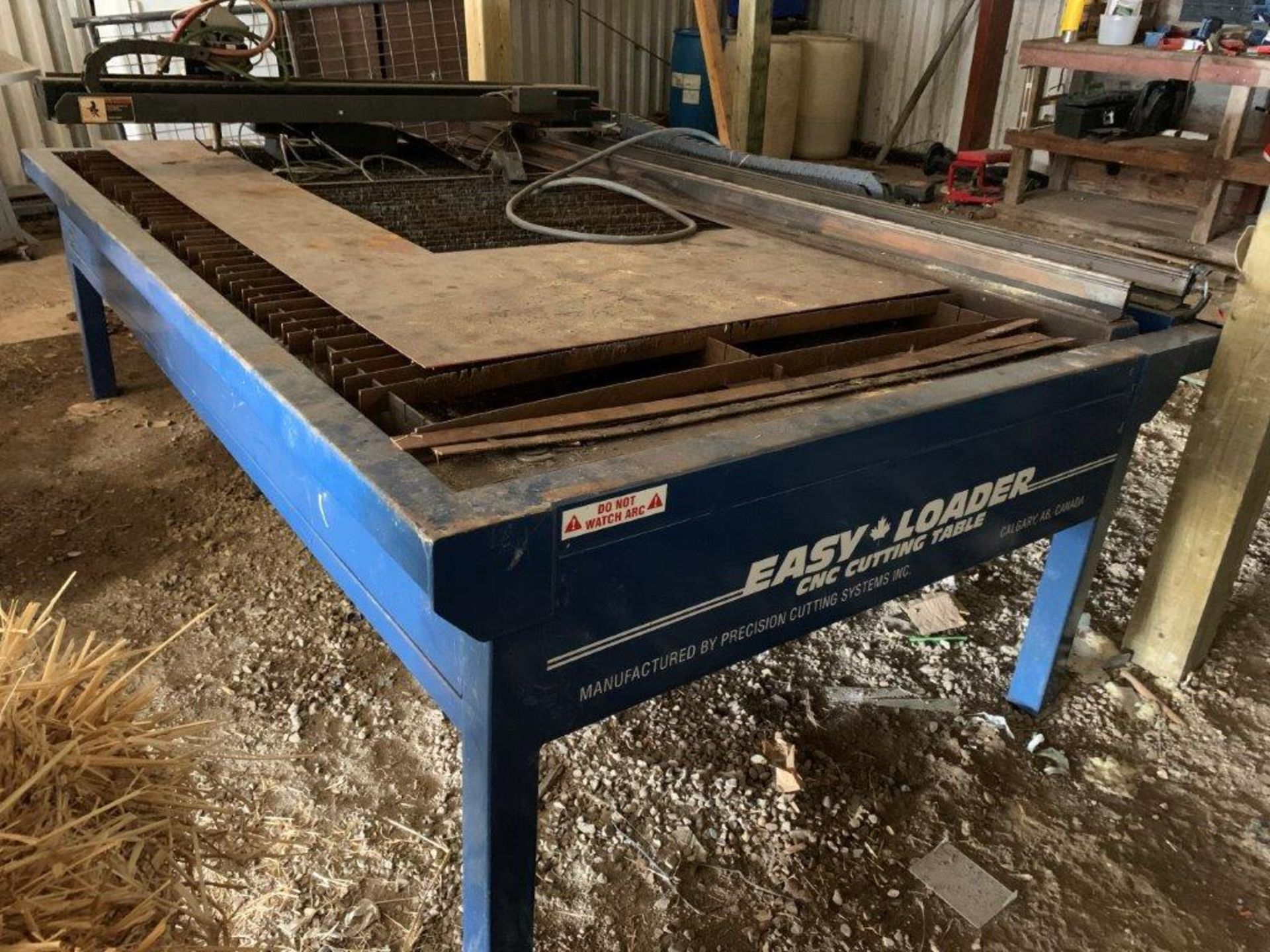 EASY LOADER CNC PLASMA CUTTING TABLE 6FT X 9.5 FT, MODEL22444, S/N 48087 - Image 2 of 9