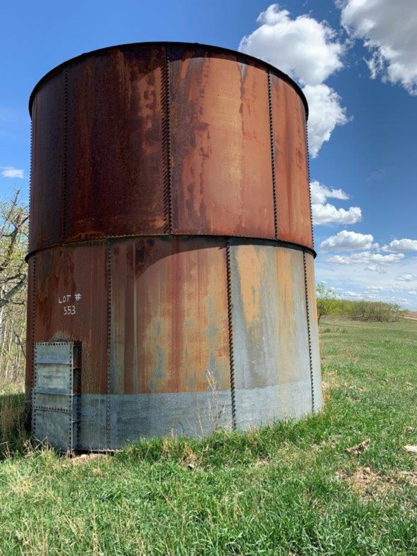 OILFIELD TANK - SALVAGE ONLY, **TO BE REMOVED BY JULY 31ST, 2022**