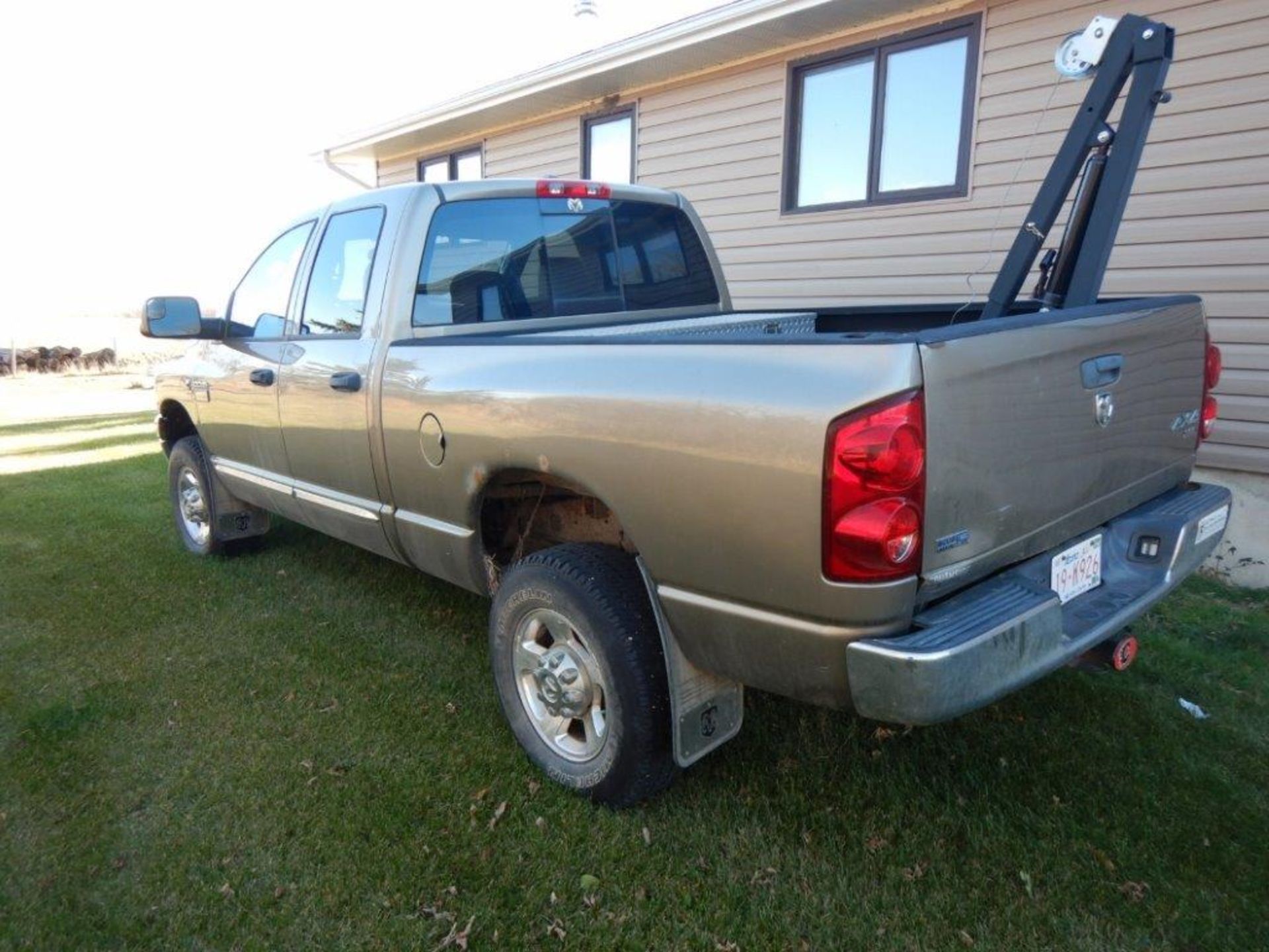 2009 DODGE RAM 2500 SLT 4X4 HD PU TRUCK CUMMINS TURBO, AT, CREW CAB, SHORT BOX, G/NECK BALL - Image 4 of 12