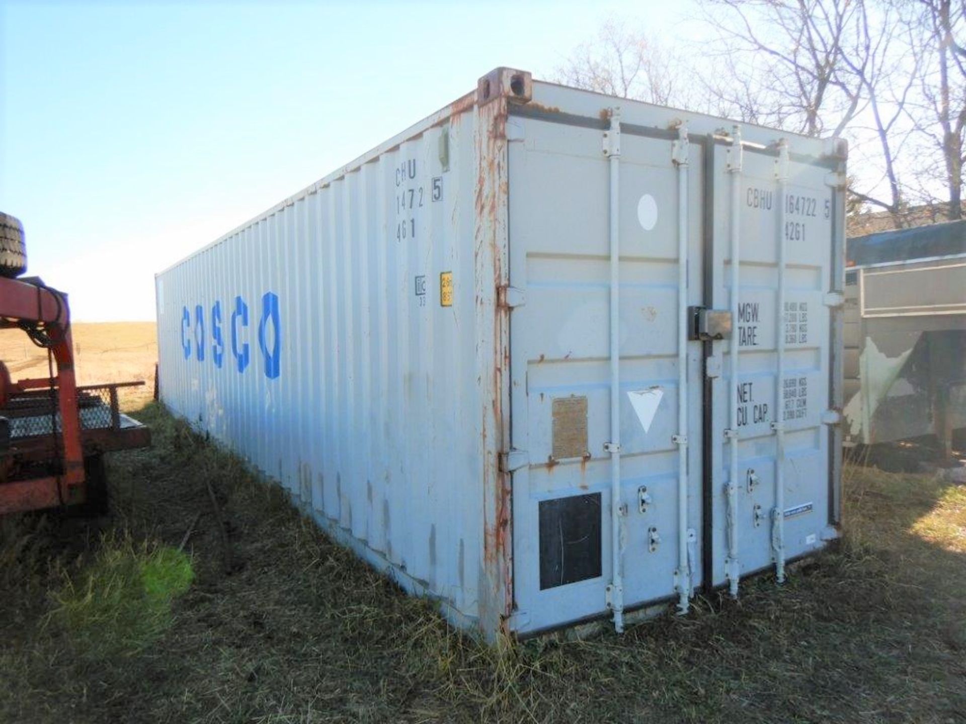 12/1999 8 FT X40 FT C-CAN STORAGE UNIT, WIRED AND INSULATED CEILING, S/N CBHU164722-5