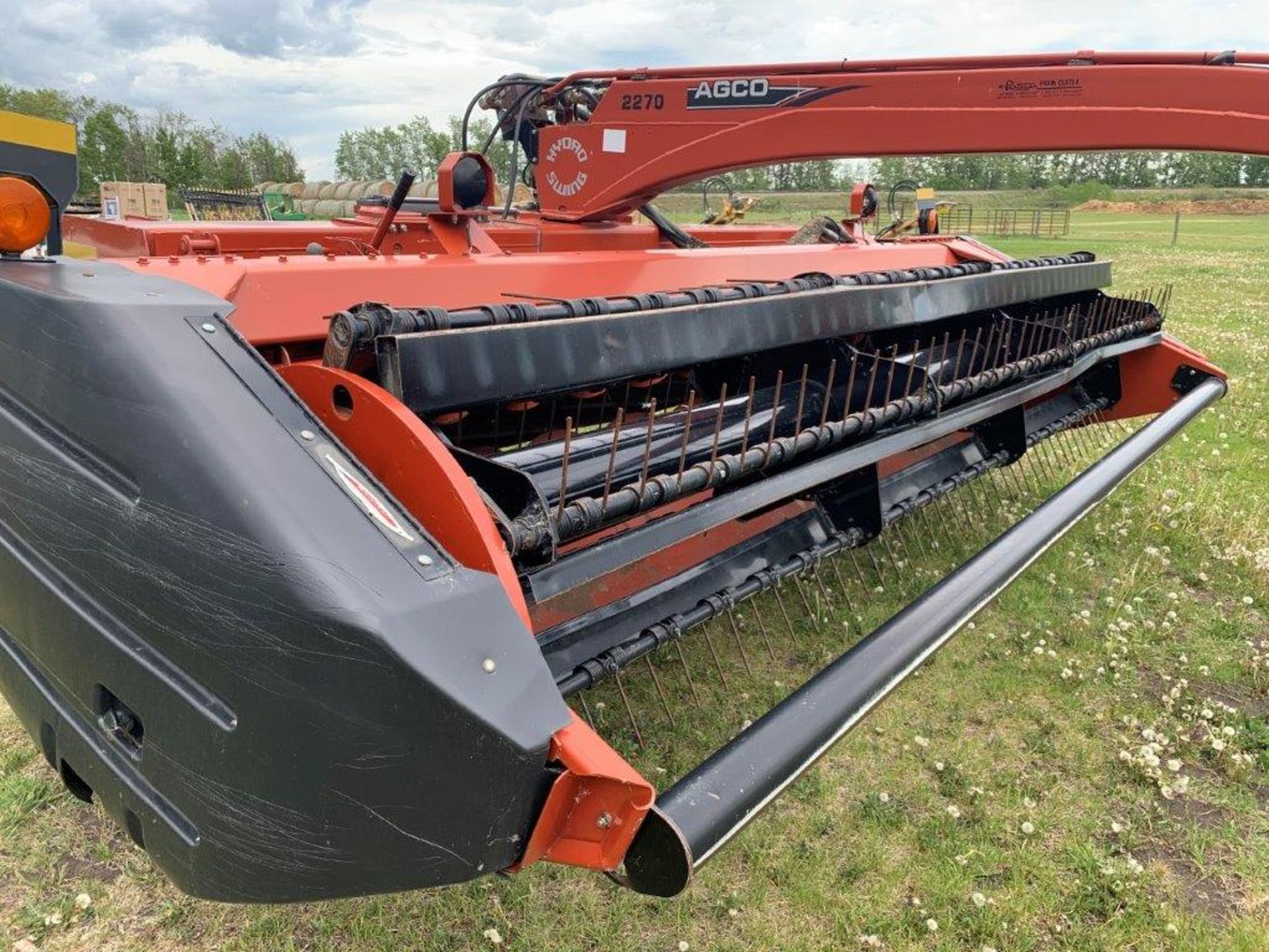 HESSTON AGCO 2270 14FT HAY BINE, W/ HYDRO SWING, S/N HT9612 - Image 5 of 12