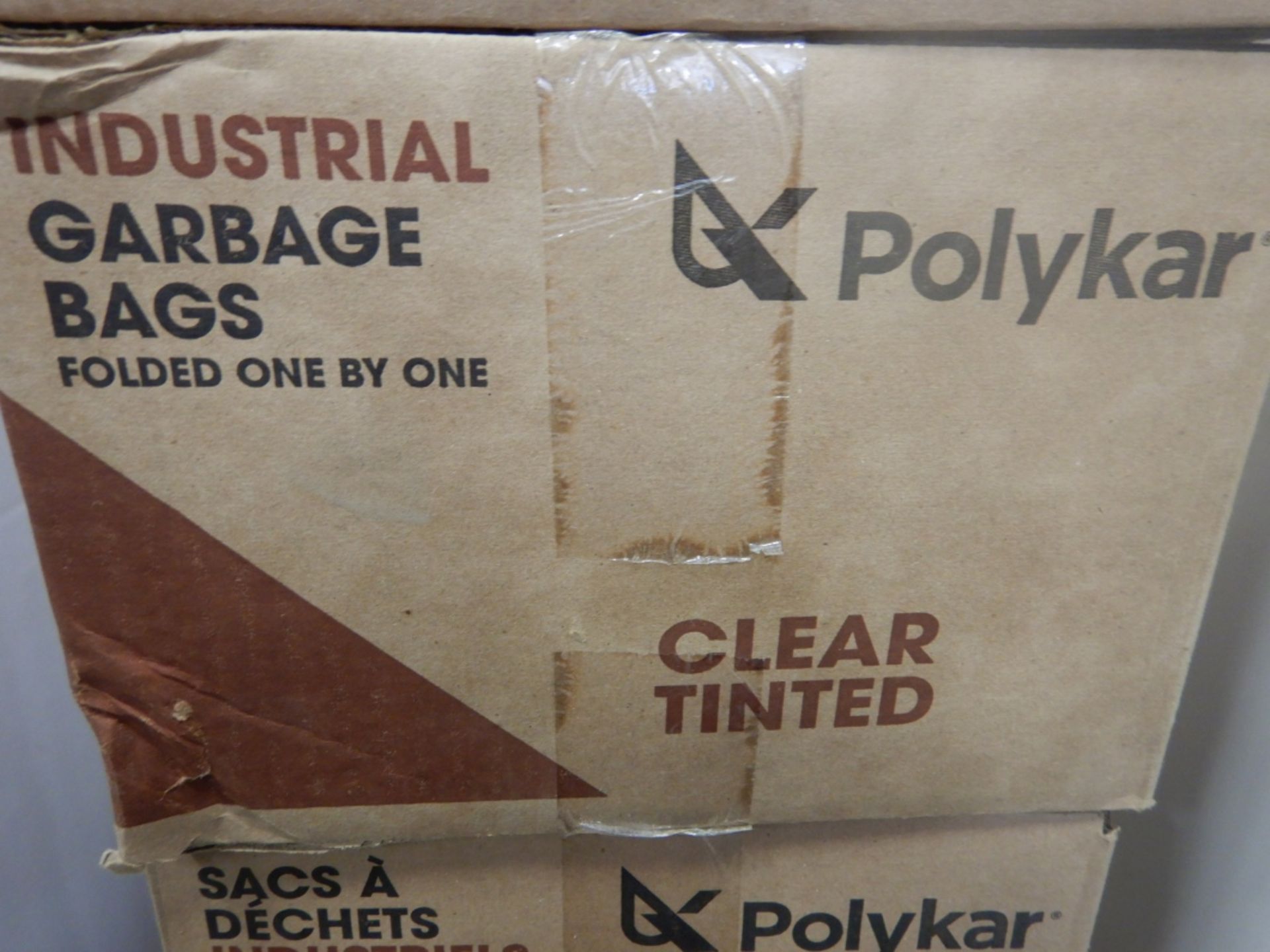 4-BOXES OF POLYKAR INDUSTRIAL GARBAGE BAGS - Image 2 of 2