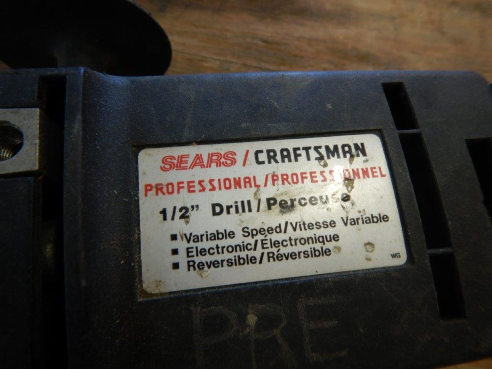 SEARS CRAFTSMAN 1/2IN DRILL - Image 2 of 2
