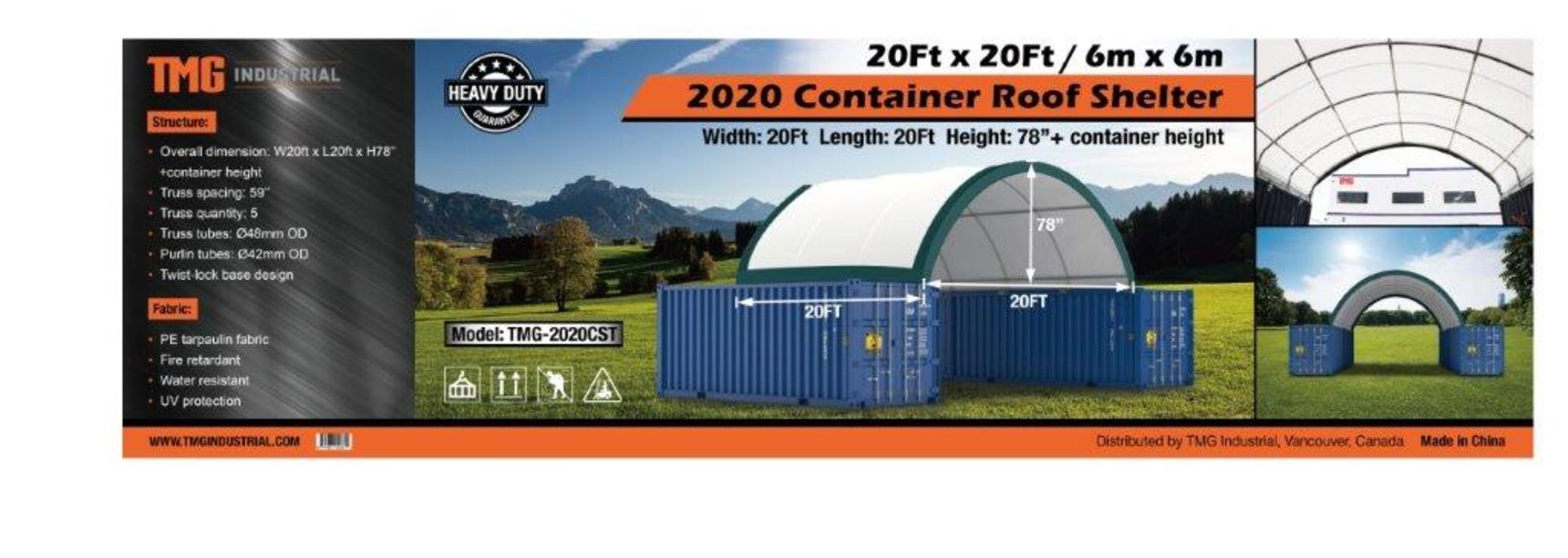 CONTAINER SHELTER 2020 PE - TMG-ST2020C - Image 3 of 3