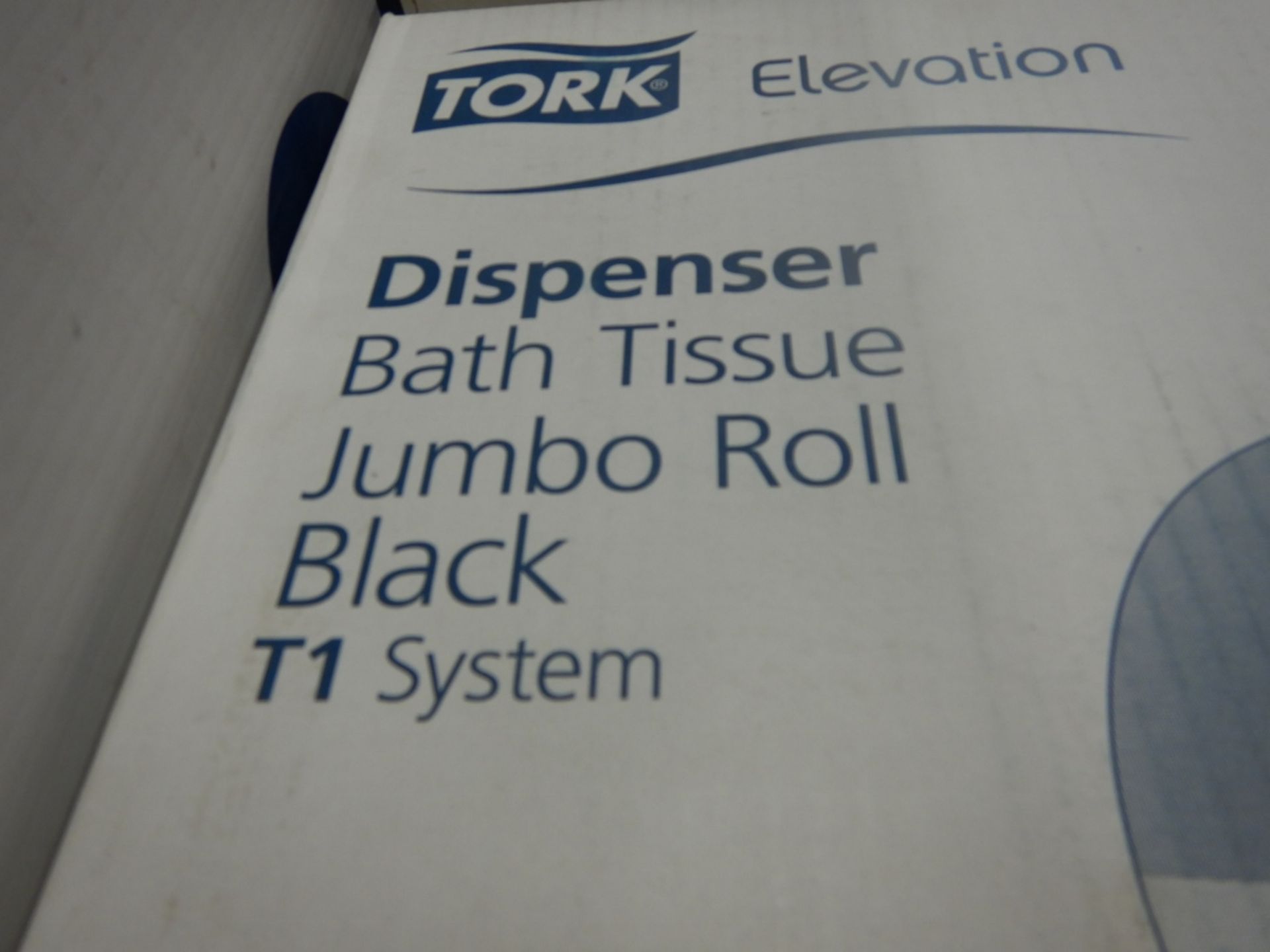 3-TORK BATH TISSUE JUMBO ROLL DISPENSER T1 SYSTEM - BLACK - Image 2 of 3