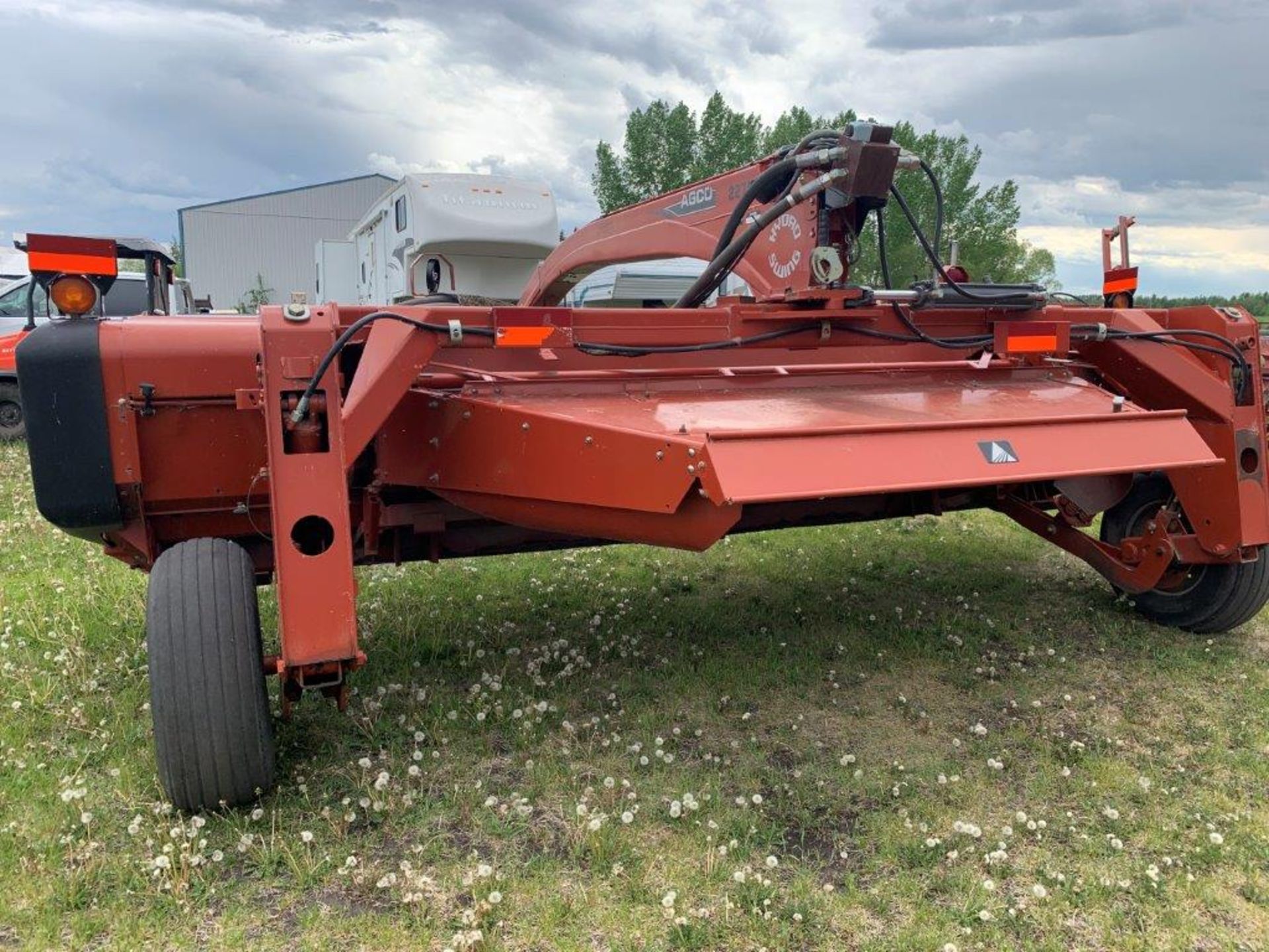 HESSTON AGCO 2270 14FT HAY BINE, W/ HYDRO SWING, S/N HT9612 - Image 7 of 12