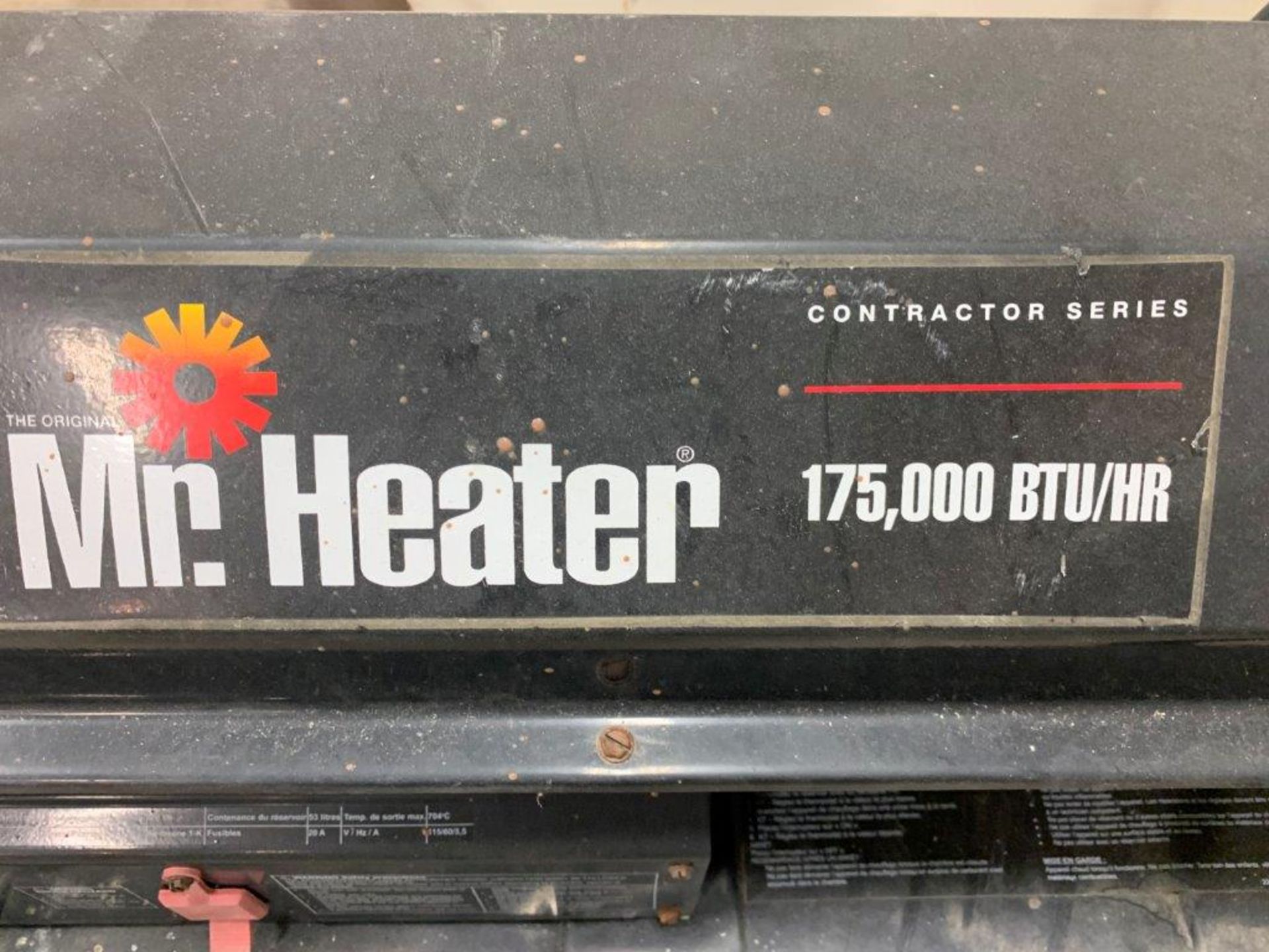 MR. HEATER 175,000 BTU KEROSINE CONSTRUCTION HEATER - NEEDS REPAIR - Image 4 of 4