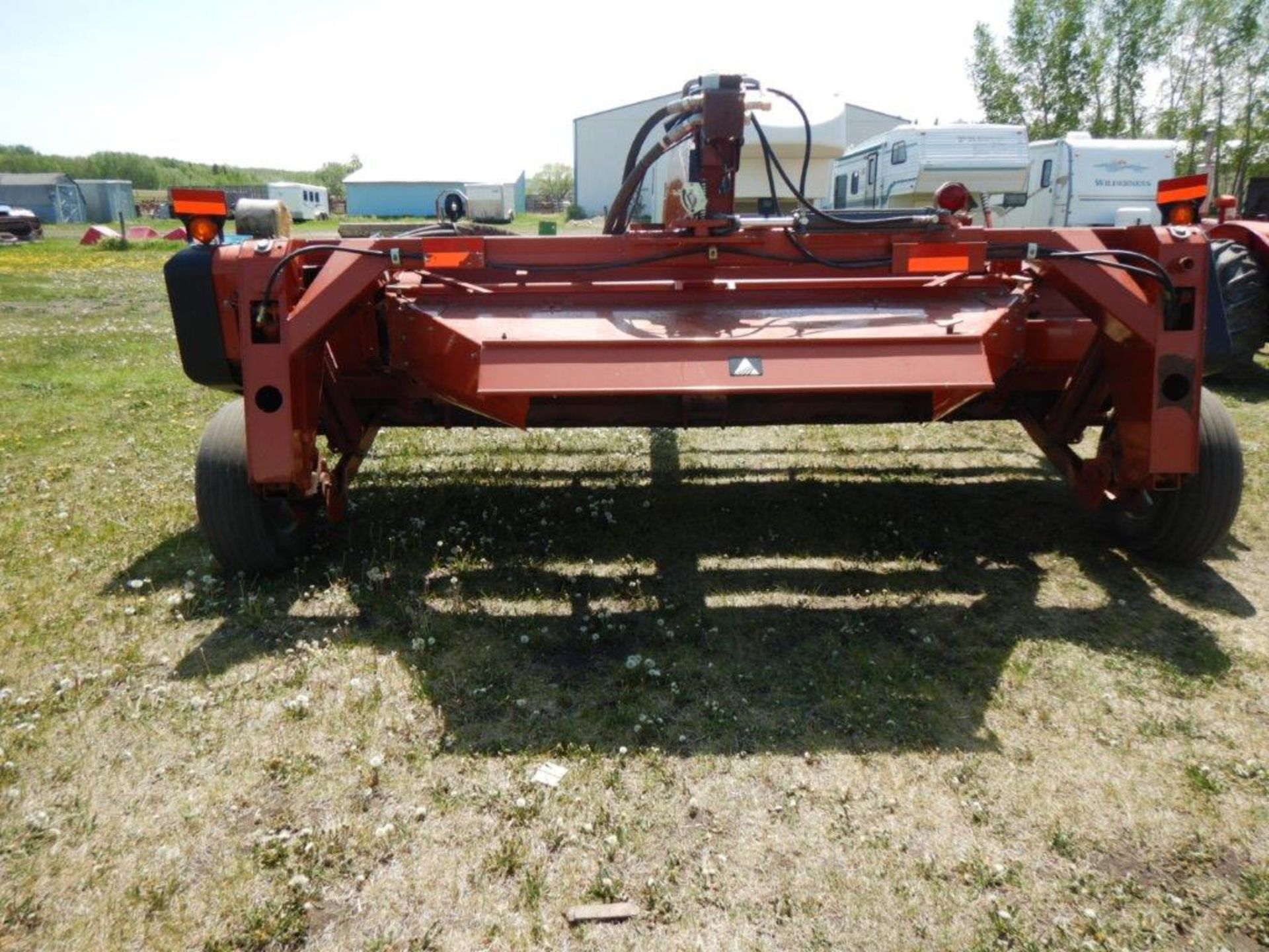 HESSTON AGCO 2270 14FT HAY BINE, W/ HYDRO SWING, S/N HT9612 - Image 10 of 12