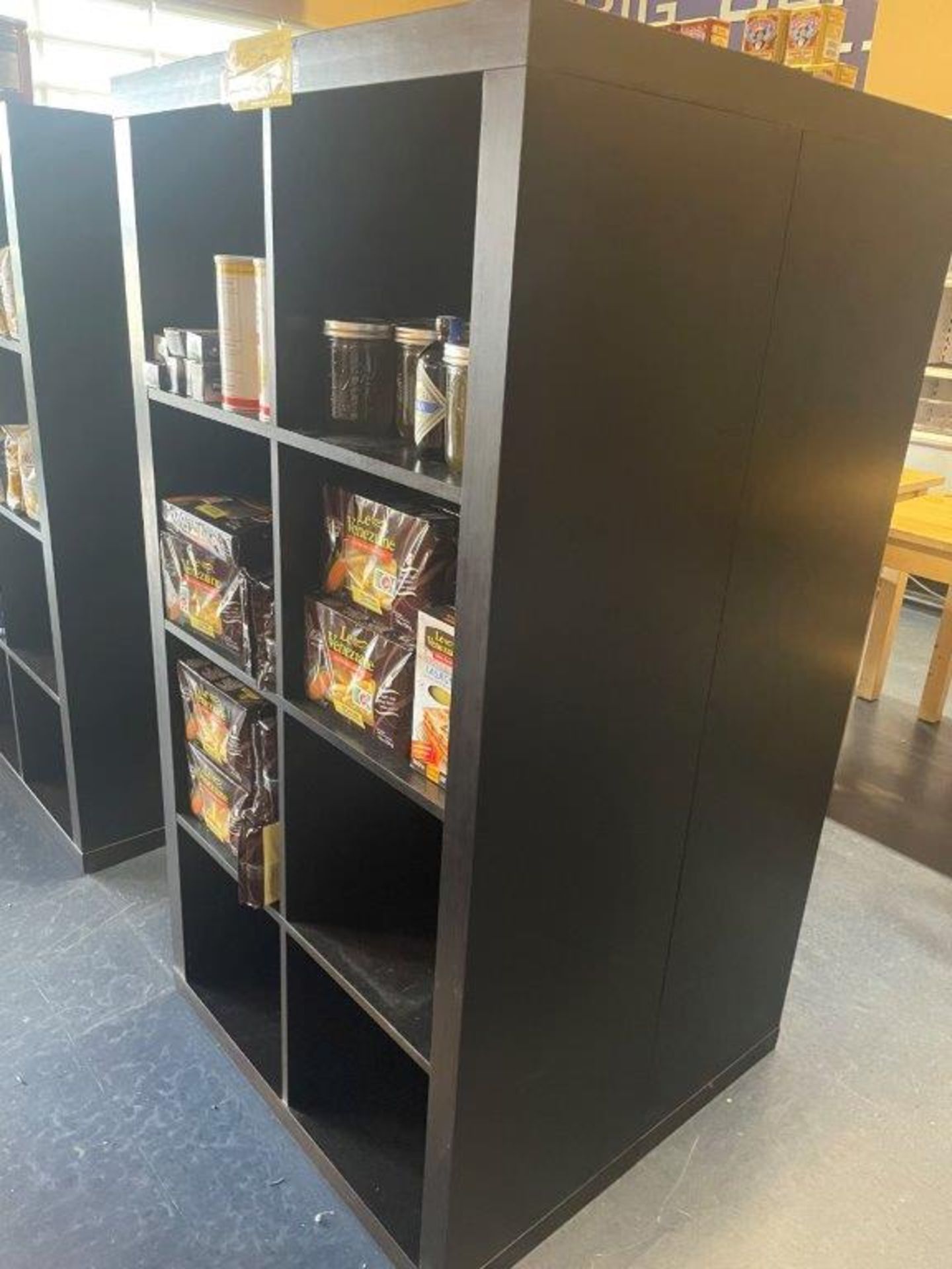 L/O 3-BLACK MILLWORK MERCHANDISER SHELF UNITS, 59" H X 31" W X 16" D - Image 3 of 5