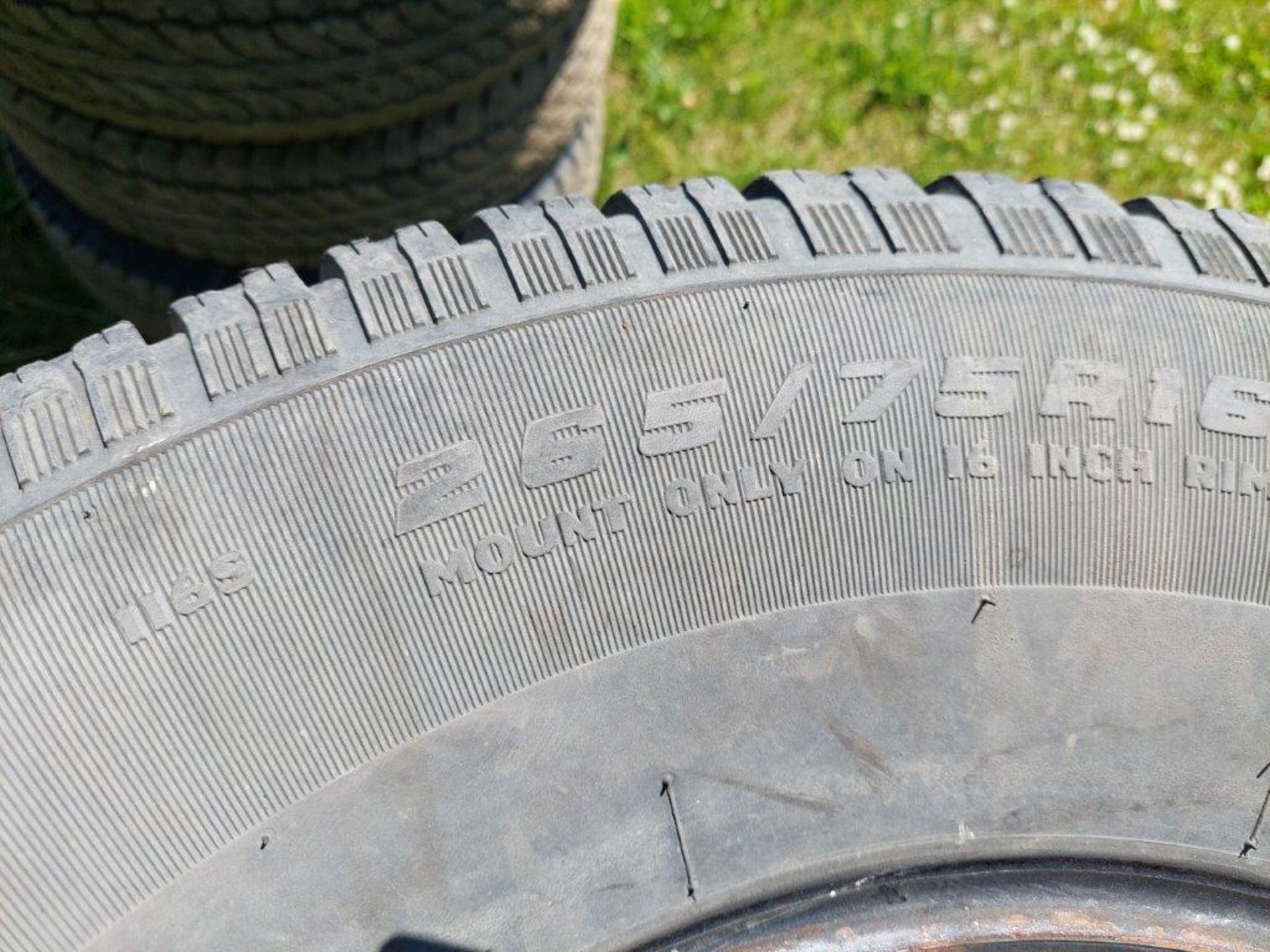 4-COOPER DISCOVERY M&S TIRES 265/75R16 - Image 2 of 2