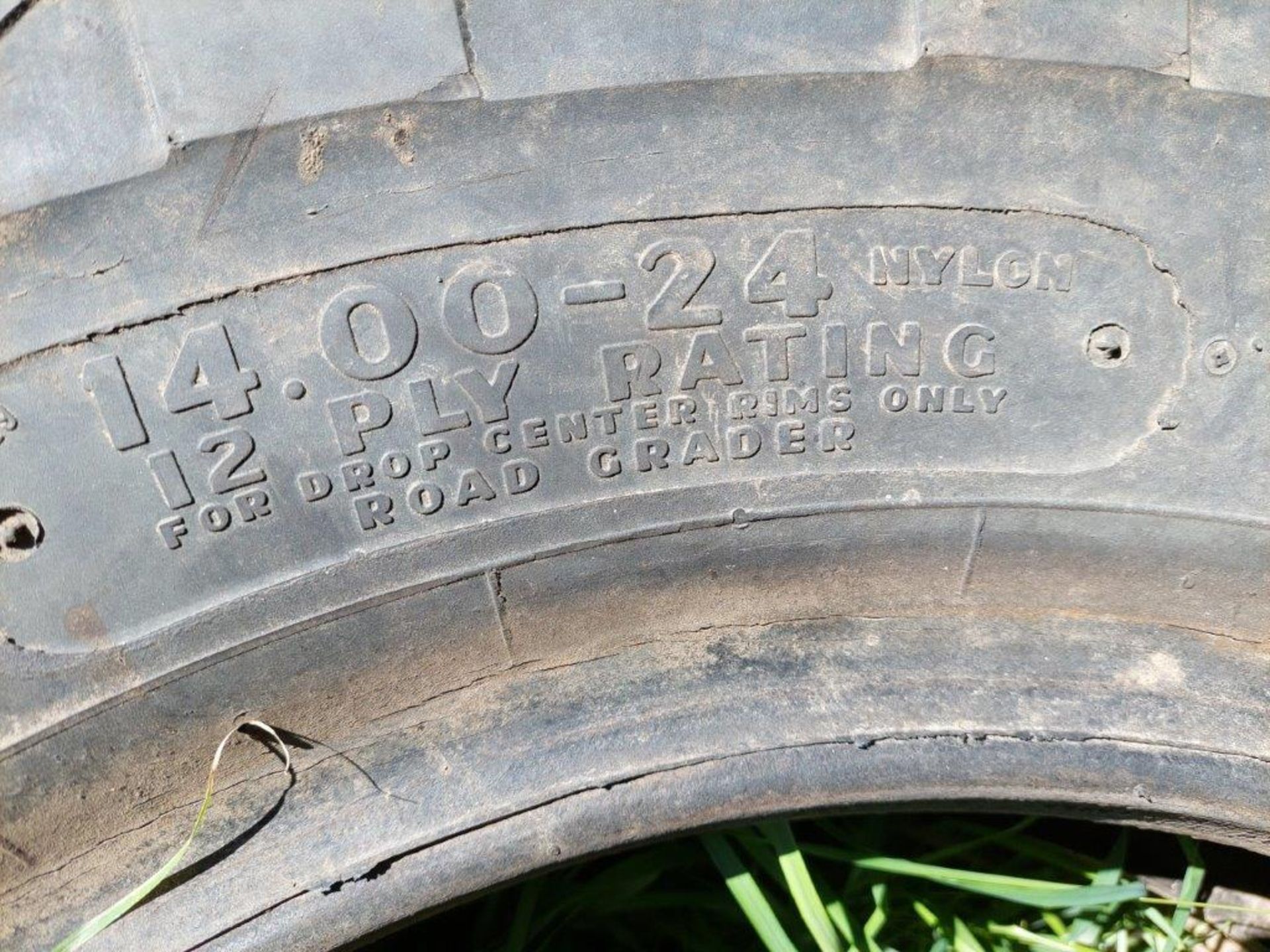 2-GOODYEAR EQUIPMENT TIRES 14-00-24, 12 PLY - Image 2 of 3