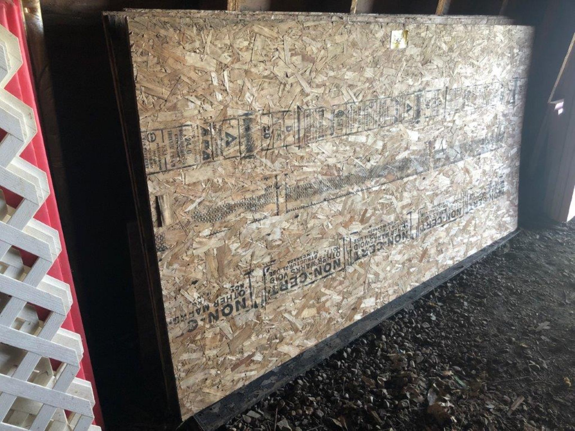 4-SHEETS OF 3/8" OSB 4FTX8FT