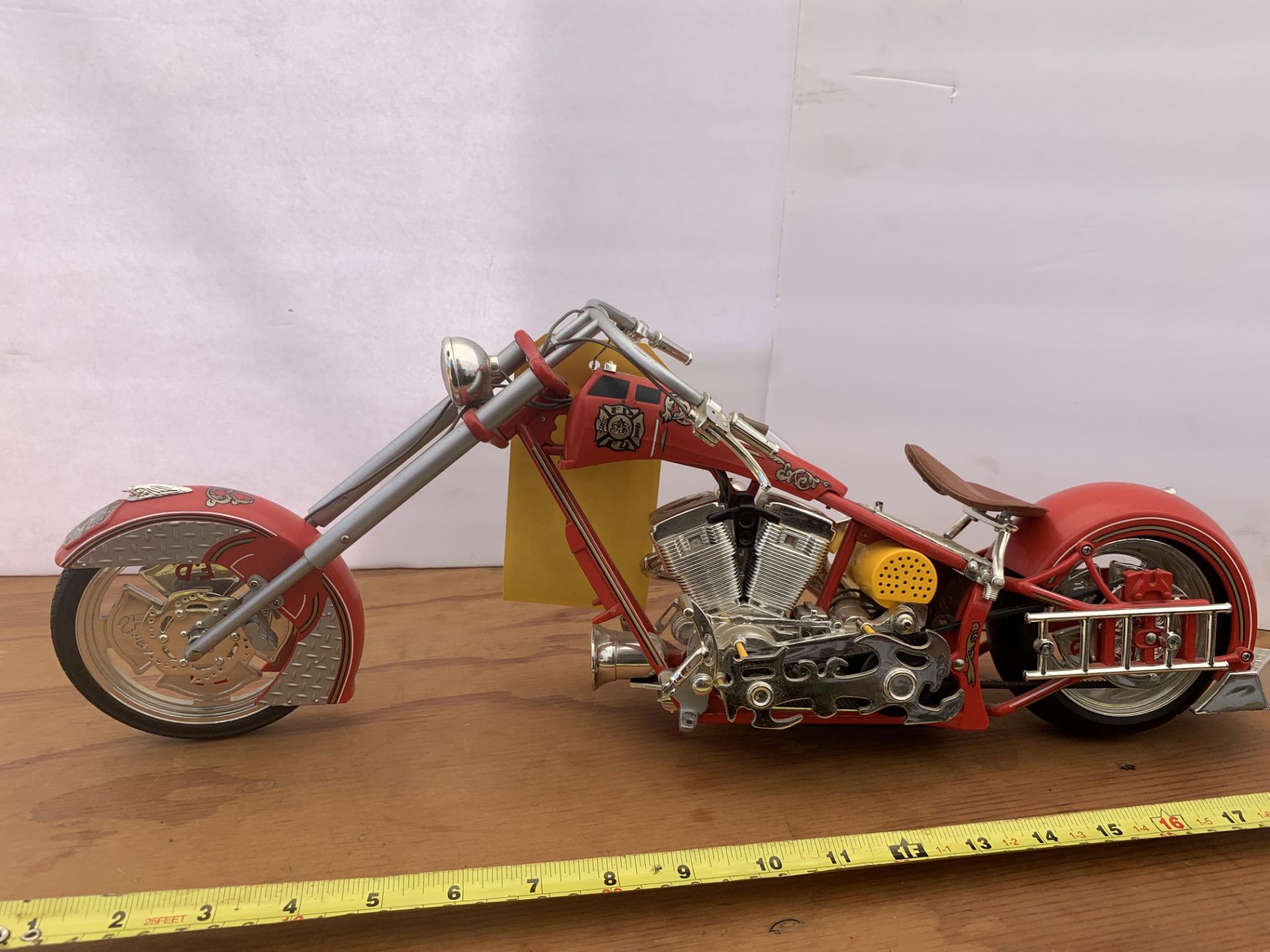 OCC DECORATIVE FIRE DEPARTMENT MOTORCYCLE